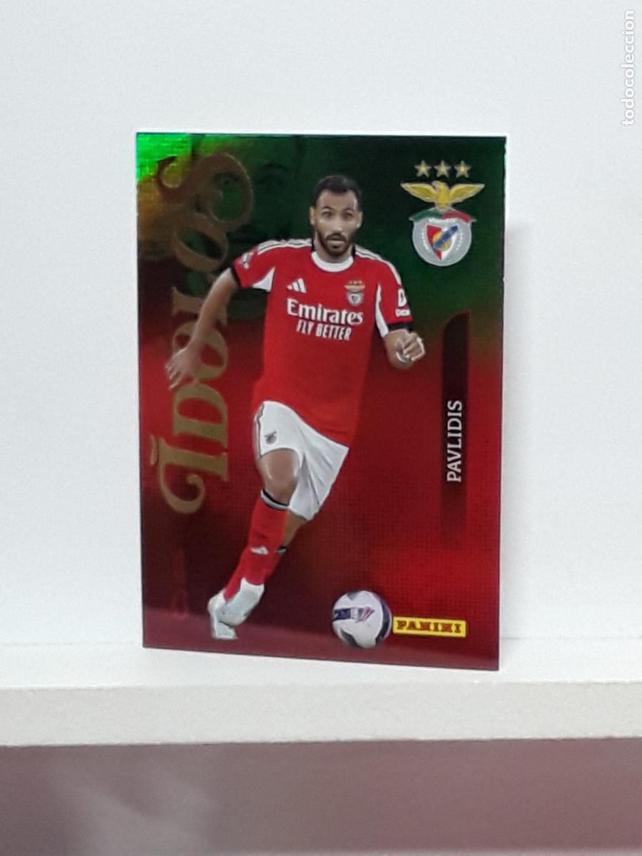 Figurine di Calcio: PORTUGUES 2025 2026 IDOLOS 25 26 CROMO PANINI FUTEBOL N 195 BENFICA IDOLO PAVLIDIS