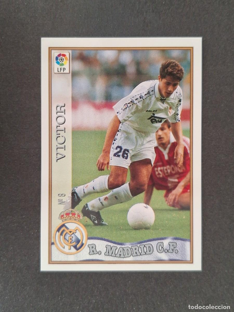 Figurine di Calcio: L1 VICTOR REAL MADRID 8 MUNDICROMO LAS FICHAS DE LA LIGA 1997/1998 97 98