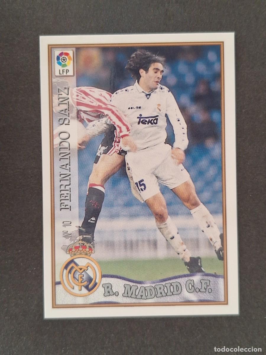 Fu&szlig;ball-Sticker: L1 FERNANDO SANZ REAL MADRID 10 MUNDICROMO LAS FICHAS DE LA LIGA 1997/1998 97 98
