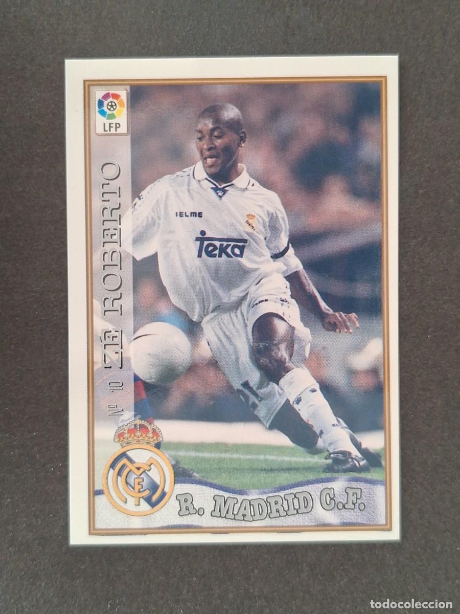 Fu&szlig;ball-Sticker: L1 ZE ROBERTO REAL MADRID 10 MUNDICROMO LAS FICHAS DE LA LIGA 1997/1998 97 98