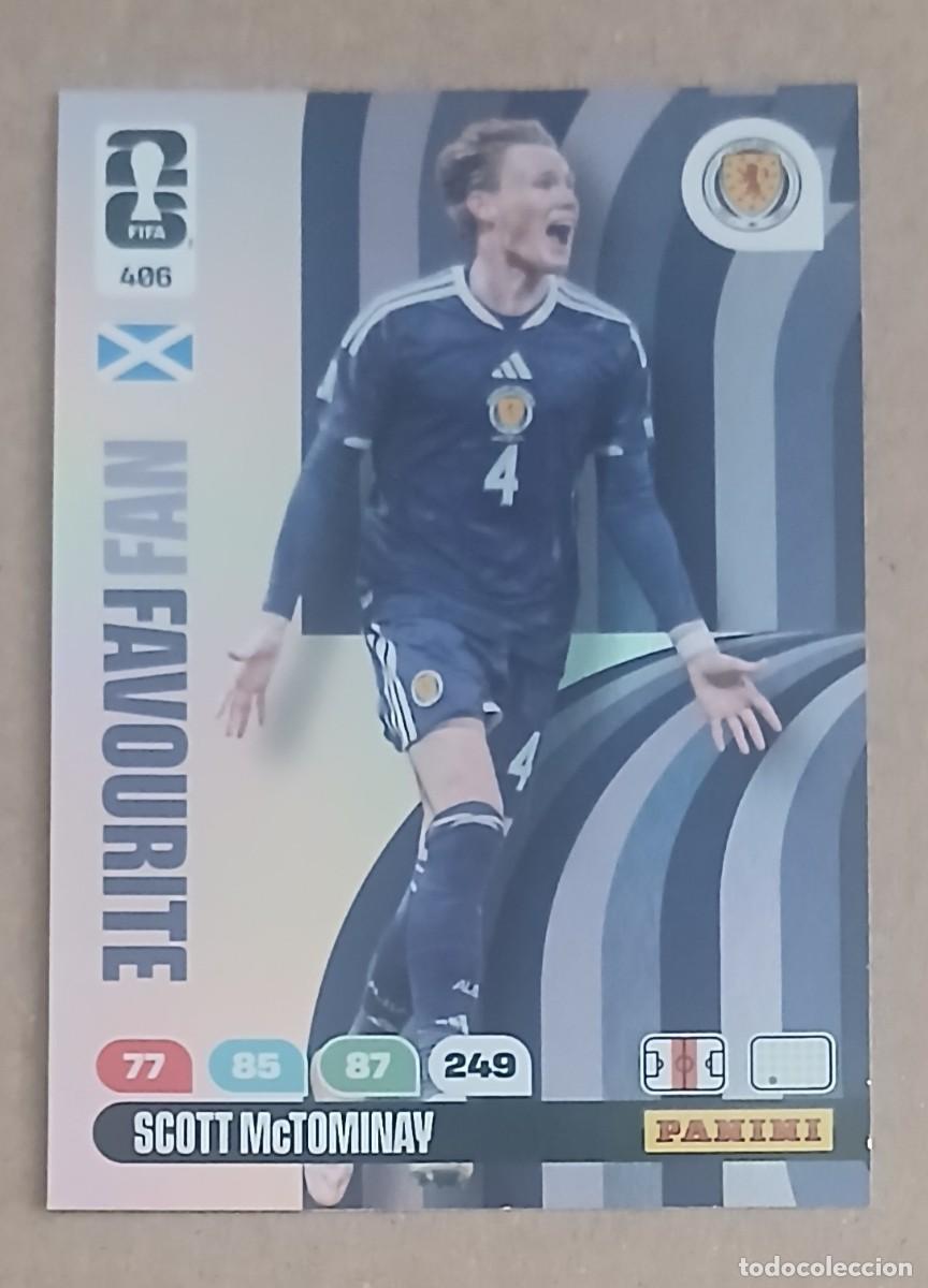 Fu&szlig;ball-Sticker: CROMO n&ordm; 406 McTOMINAY ESCOCIA FAN FAVOURITE ADRENALYN XL FIFA WORLD CUP 2026 DE PANINI. Nuevo.