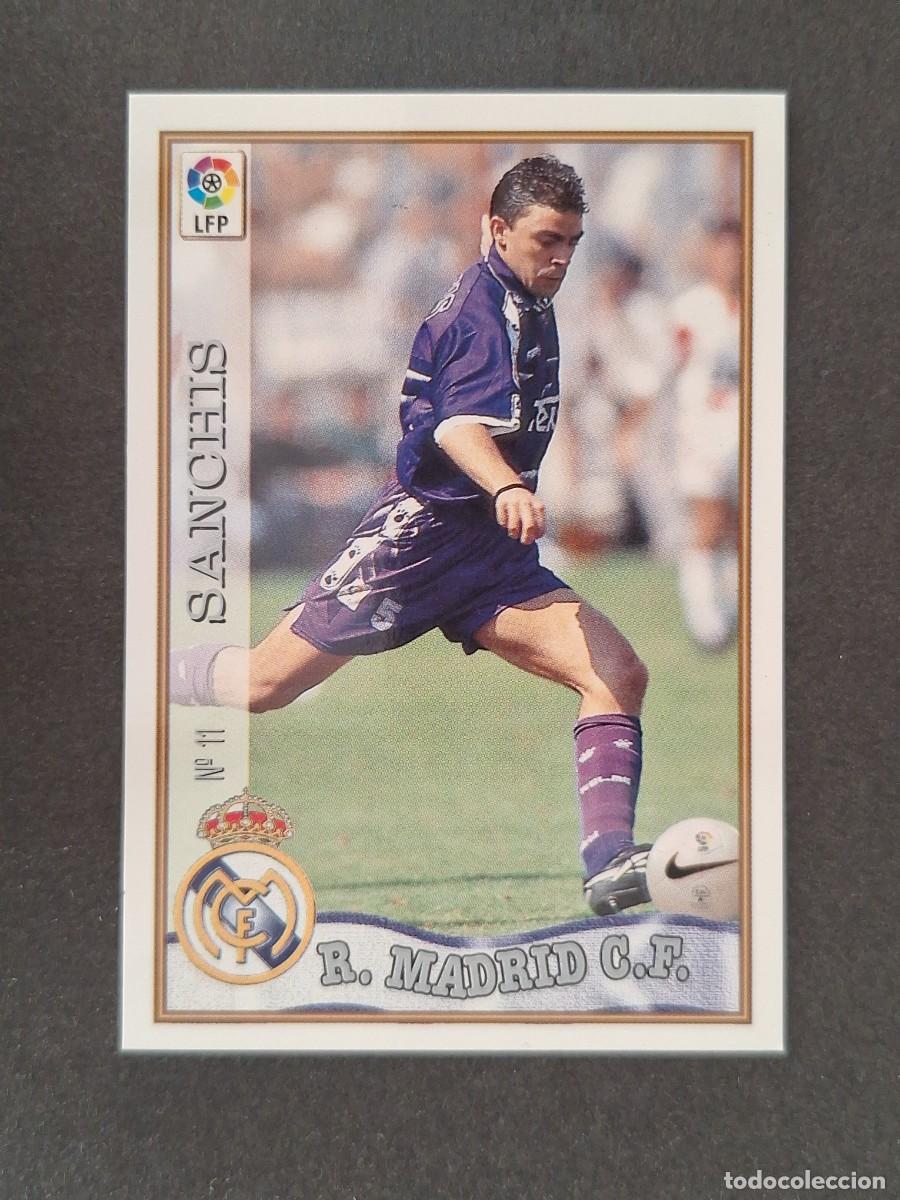 Fu&szlig;ball-Sticker: L1 SANCHIS REAL MADRID 11 MUNDICROMO LAS FICHAS DE LA LIGA 1997/1998 97 98