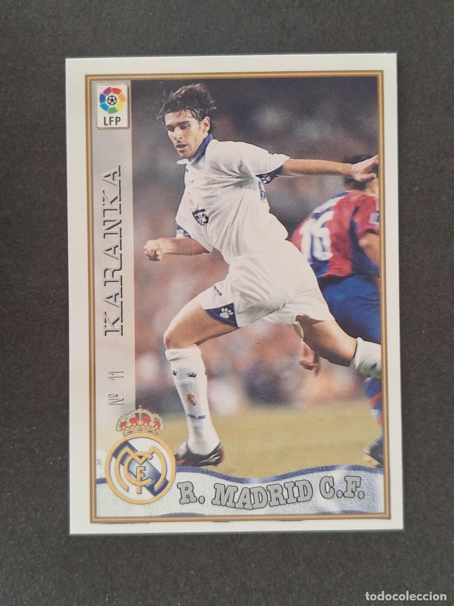 Fu&szlig;ball-Sticker: L1 KARANKA REAL MADRID 11 MUNDICROMO LAS FICHAS DE LA LIGA 1997/1998 97 98