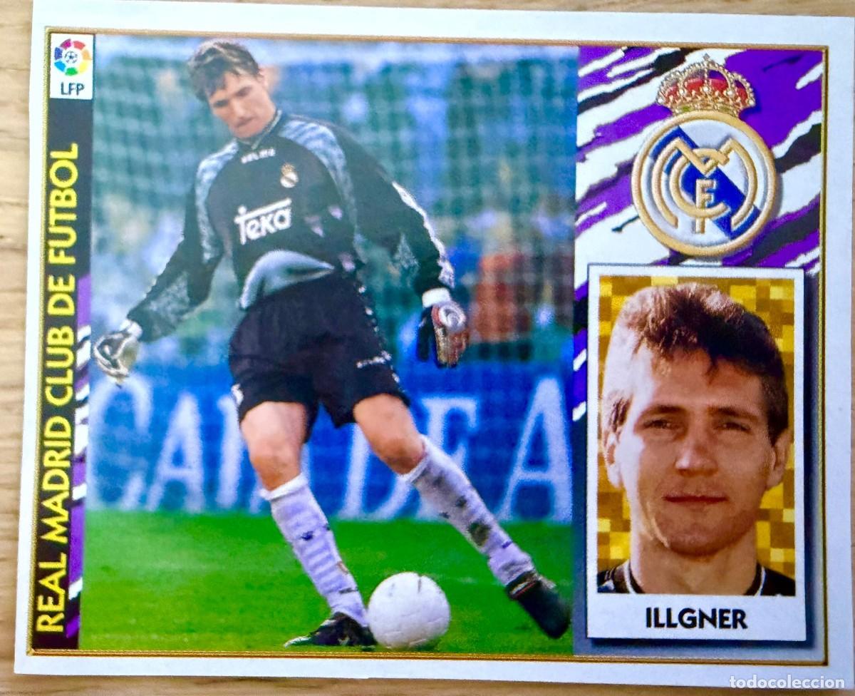 Fu&szlig;ball-Sticker: ILLGNER REAL MADRID 97 98 1997 1998 LIGA EDICIONES ESTE RECORTADO STICKER