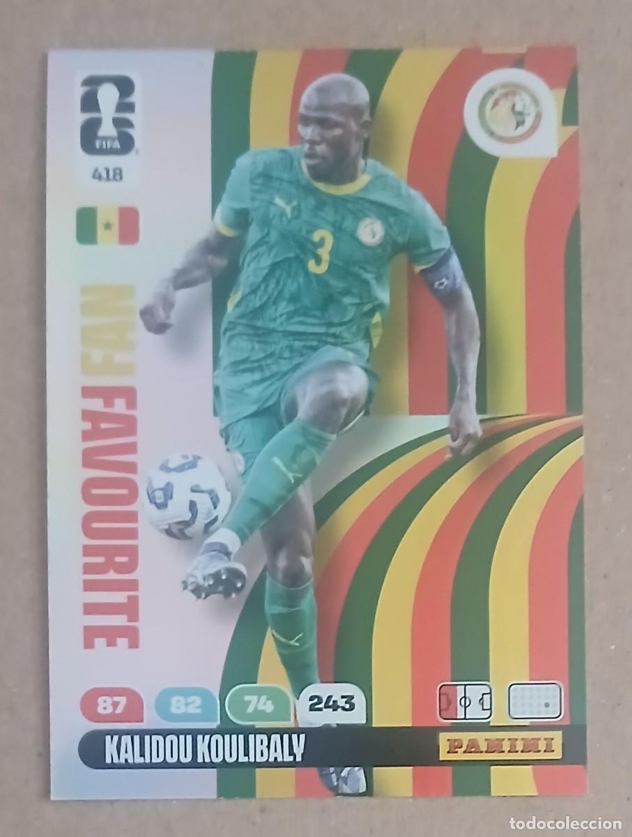 Cartes &agrave; collectionner de Football: CROMO n&ordm; 418 KOULIBALY SENEGAL FAN FAVOURITE ADRENALYN XL FIFA WORLD CUP 2026 DE PANINI. Nuevo.