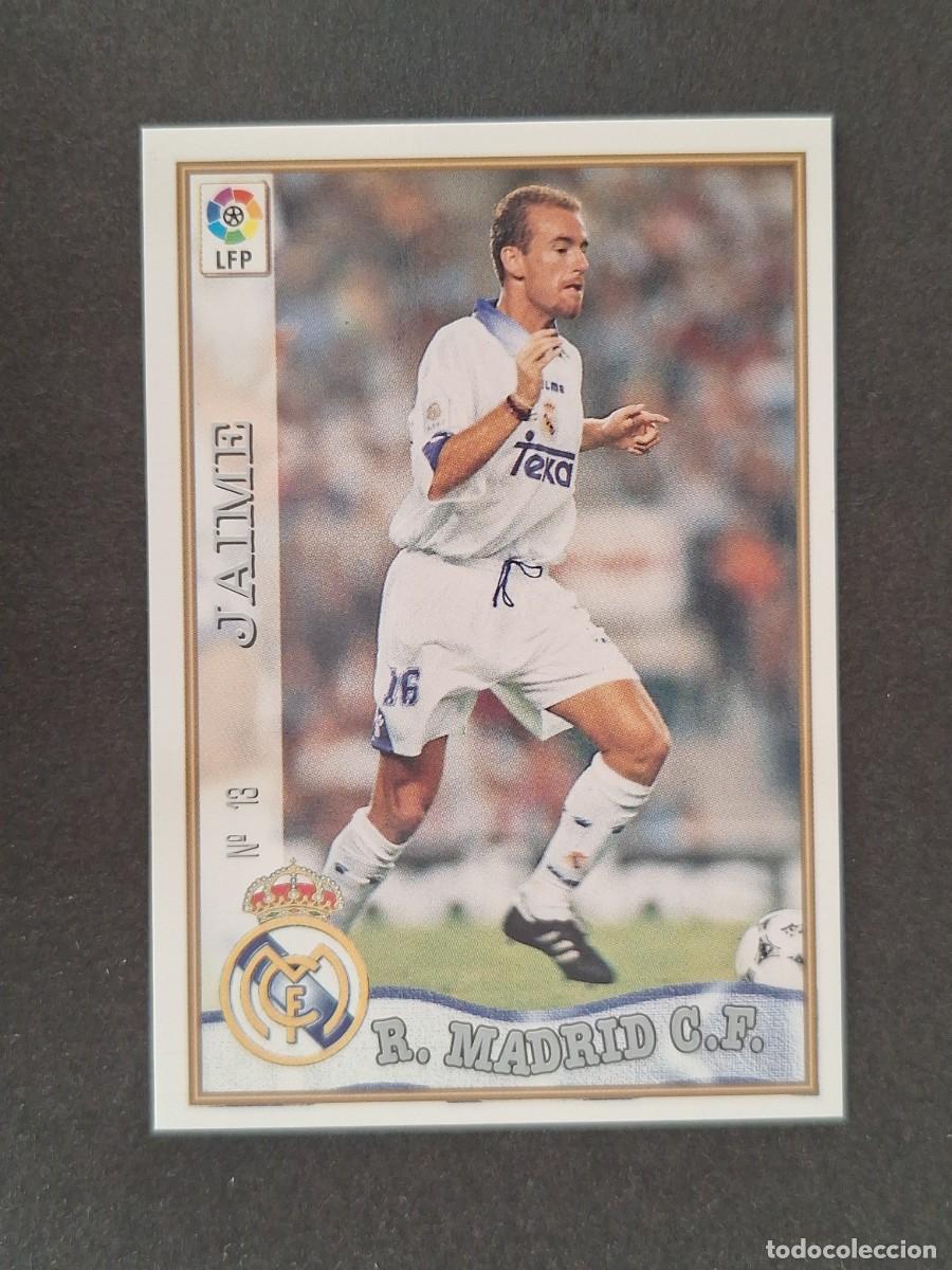 Cartes &agrave; collectionner de Football: L1 JAIME REAL MADRID 13 MUNDICROMO LAS FICHAS DE LA LIGA 1997/1998 97 98