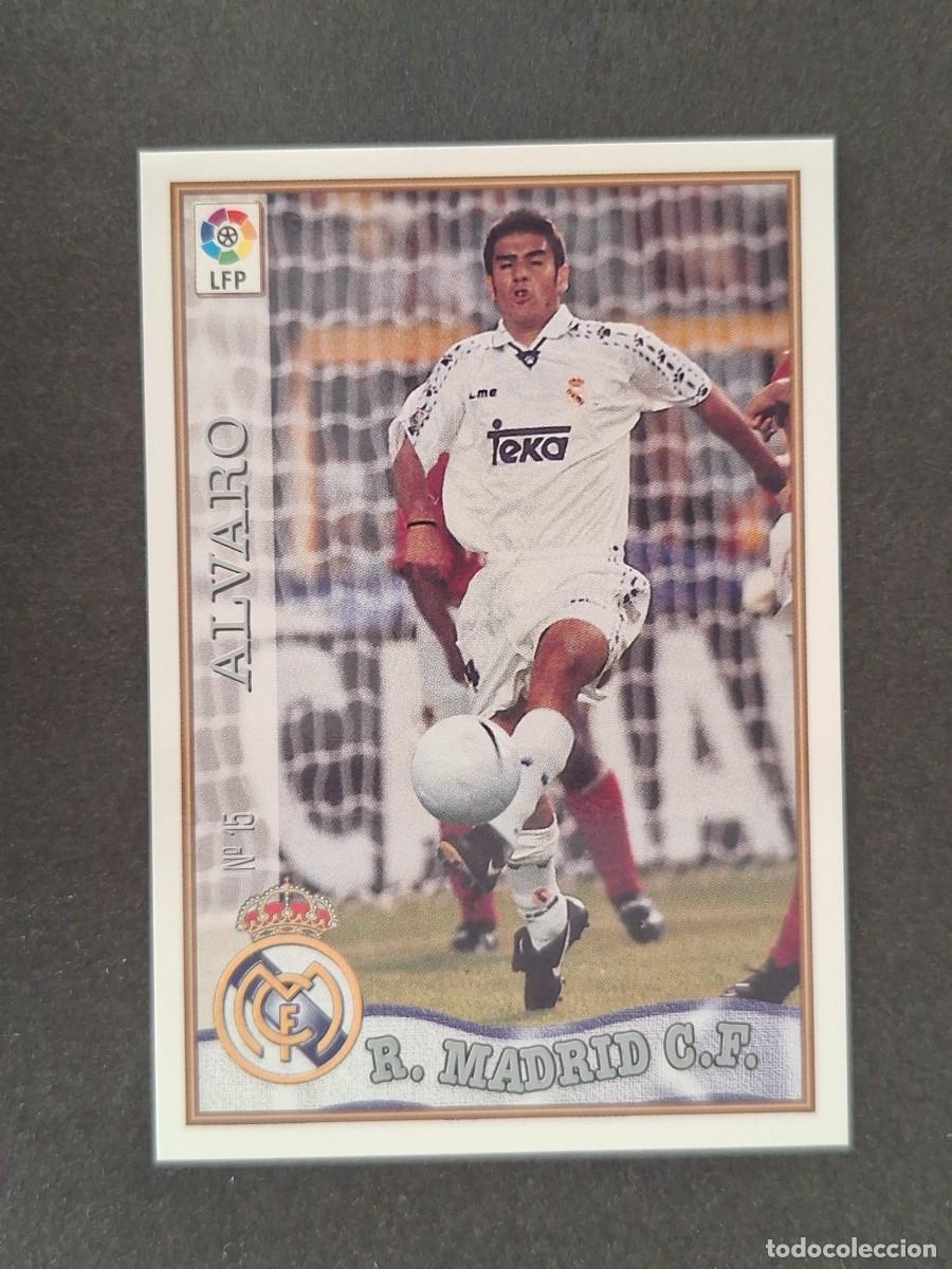 Cartes &agrave; collectionner de Football: L1 ALVARO REAL MADRID 15 MUNDICROMO LAS FICHAS DE LA LIGA 1997/1998 97 98