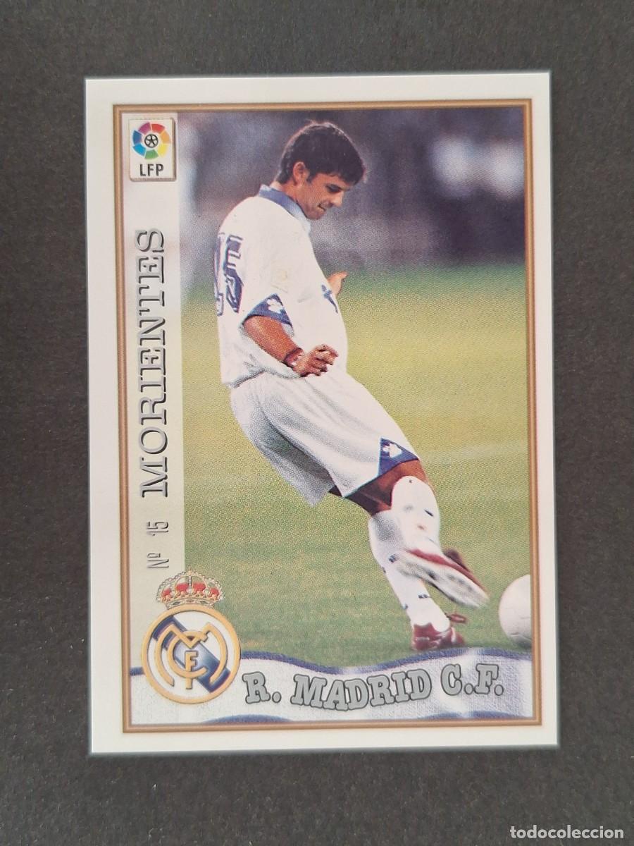 Cartes &agrave; collectionner de Football: L1 MORIENTES REAL MADRID 15 MUNDICROMO LAS FICHAS DE LA LIGA 1997/1998 97 98