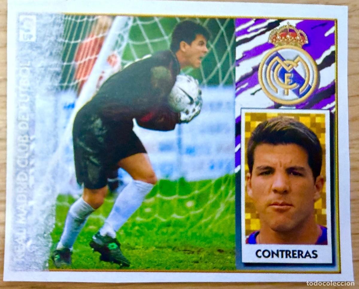 Cartes &agrave; collectionner de Football: CONTRERAS COLOCA REAL MADRID 97 98 1997 1998 LIGA EDICIONES ESTE RECORTADO STICKER