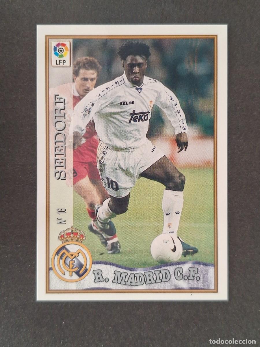 Cartes &agrave; collectionner de Football: L1 SEEDORF REAL MADRID 16 MUNDICROMO LAS FICHAS DE LA LIGA 1997/1998 97 98