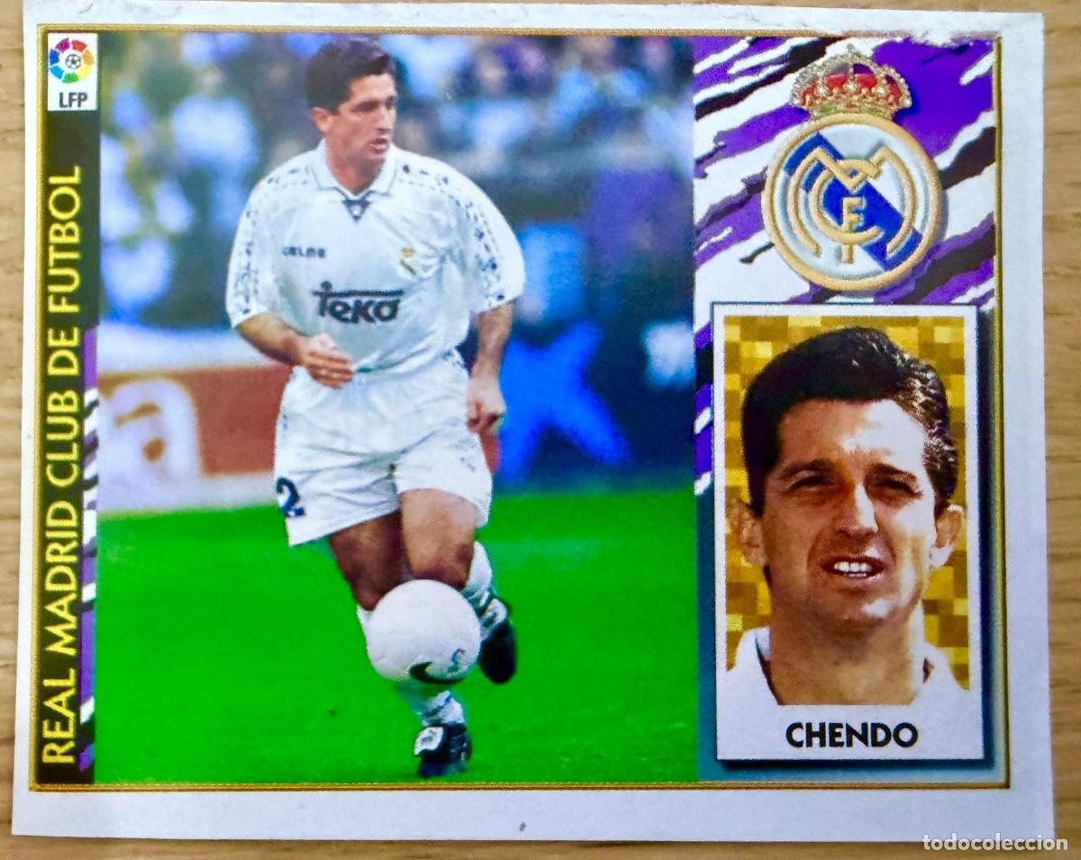Cartes &agrave; collectionner de Football: CHENDO REAL MADRID 97 98 1997 1998 LIGA EDICIONES ESTE RECORTADO STICKER