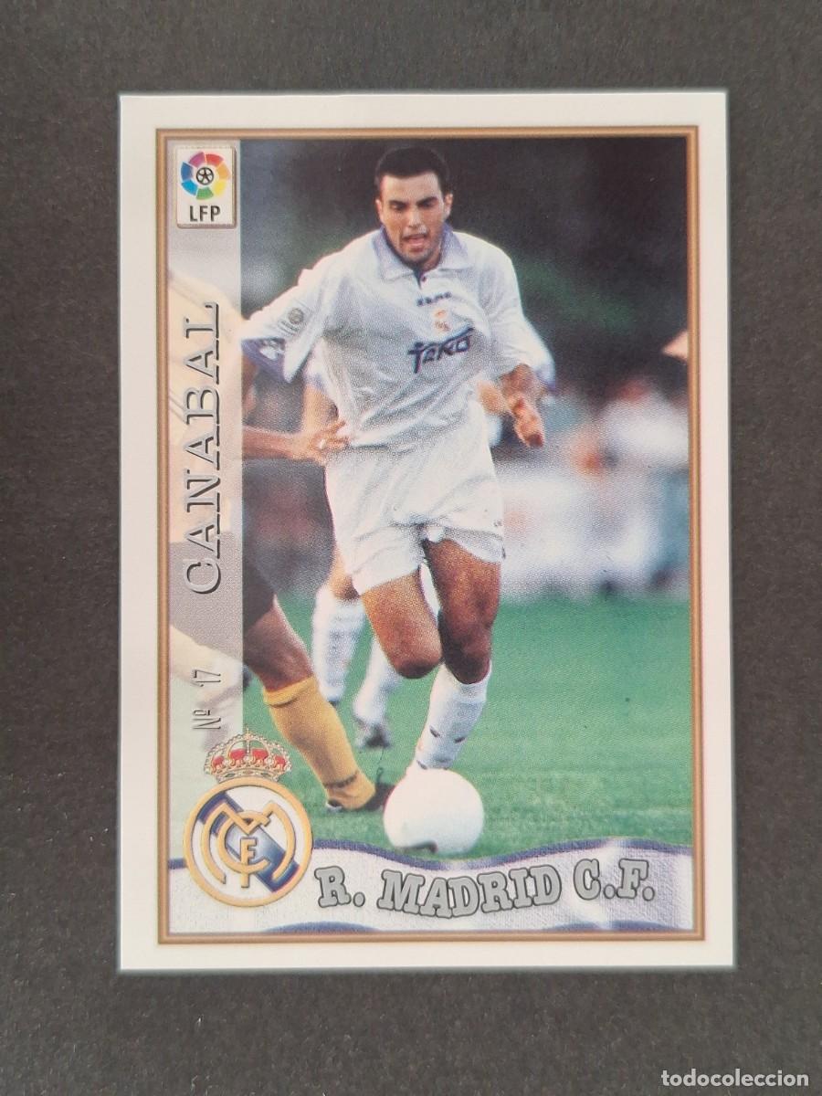 Cartes &agrave; collectionner de Football: L1 CANABAL REAL MADRID 17 MUNDICROMO LAS FICHAS DE LA LIGA 1997/1998 97 98