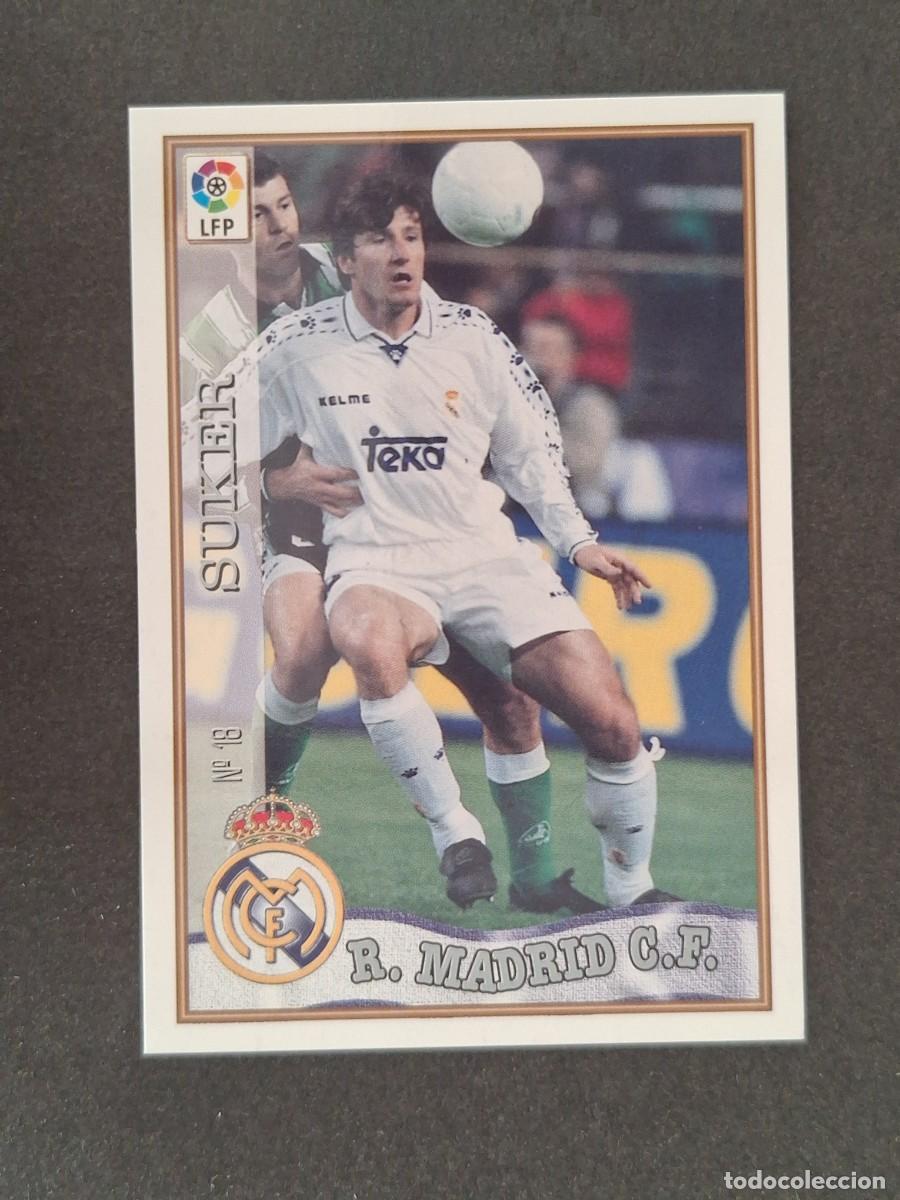 Cartes &agrave; collectionner de Football: L1 SUKER REAL MADRID 18 MUNDICROMO LAS FICHAS DE LA LIGA 1997/1998 97 98