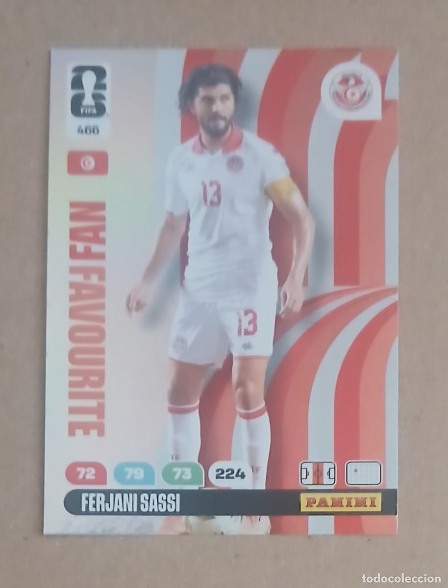 Cartes &agrave; collectionner de Football: CROMO n&ordm; 466 FERJANI SASSI T&Uacute;NEZ FAN FAVOURITE ADRENALYN XL FIFA WORLD CUP 2026 DE PANINI. Nuevo.
