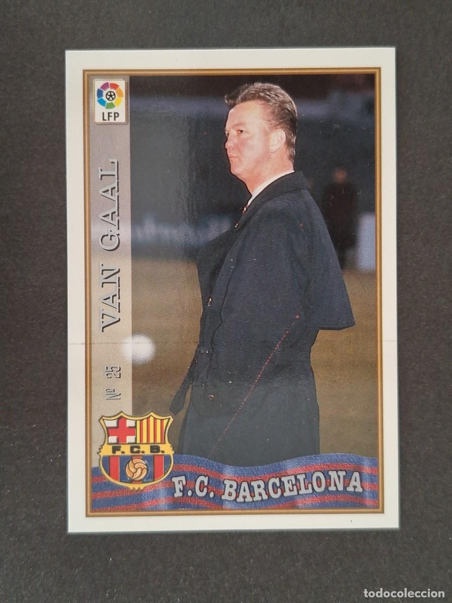 Cromos de Futebol: L1 VAN GAAL ENTRENADOR F. C. BARCELONA 25 MUNDICROMO LAS FICHAS DE LA LIGA 1997/1998 97 98