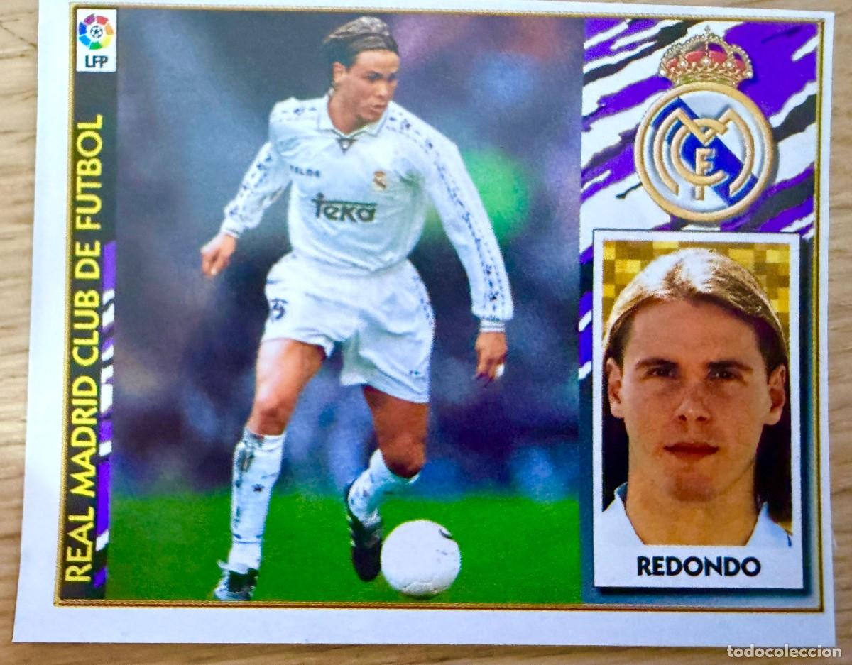 Cromos de Futebol: REDONDO REAL MADRID 97 98 1997 1998 LIGA EDICIONES ESTE RECORTADO STICKER