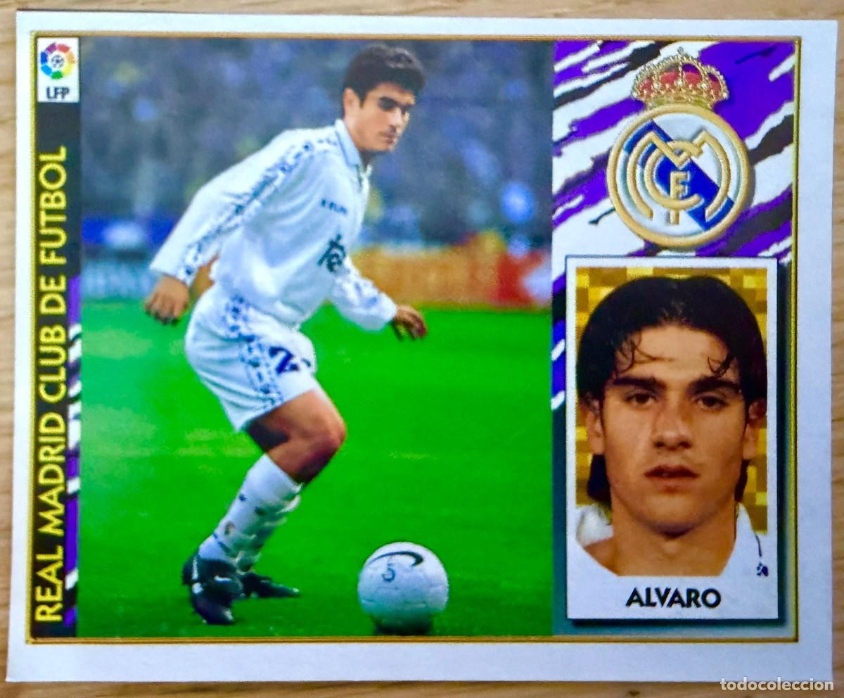 Cromos de Futebol: ALVARO REAL MADRID 97 98 1997 1998 LIGA EDICIONES ESTE RECORTADO STICKER