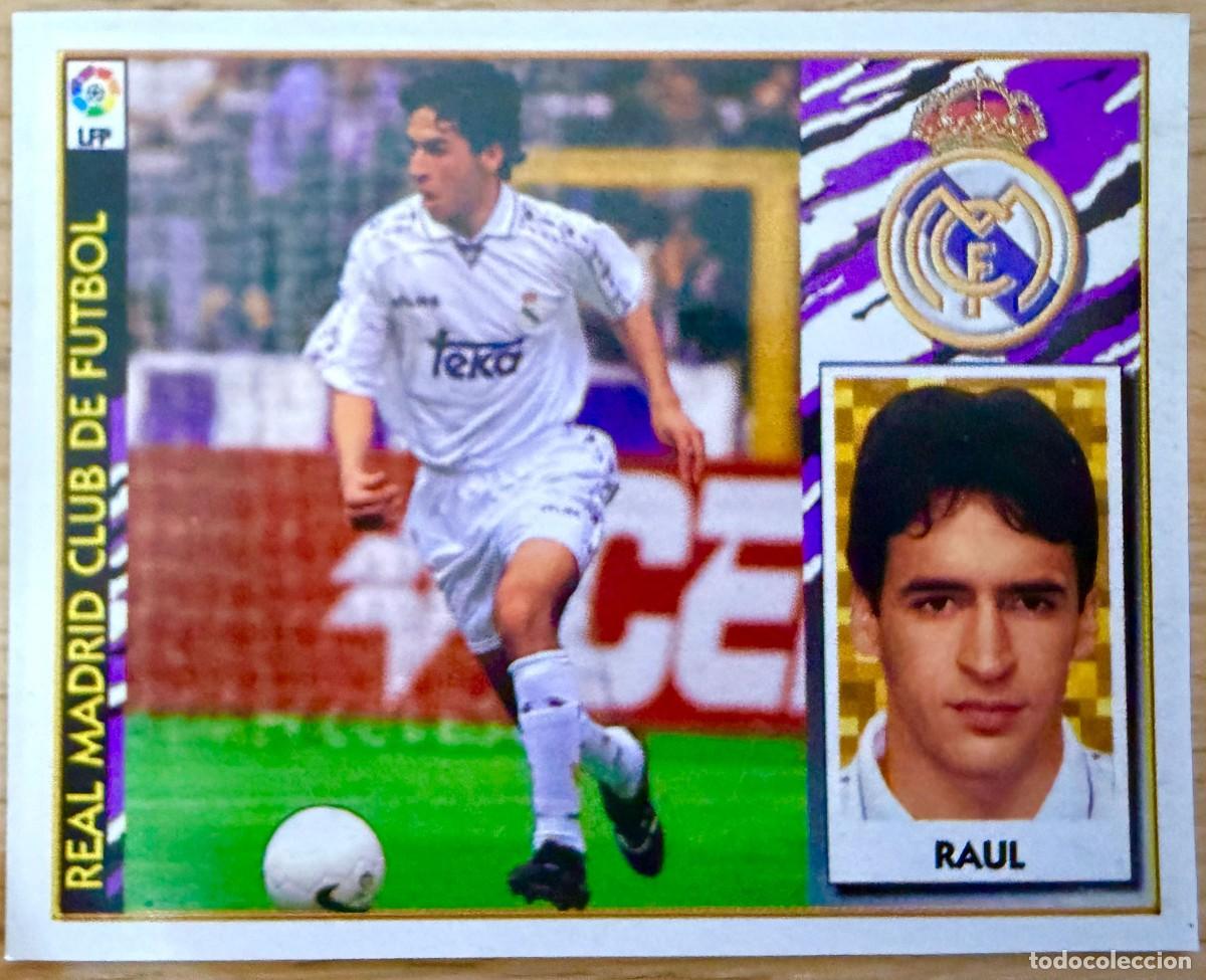 Cromos de Futebol: RAUL REAL MADRID 97 98 1997 1998 LIGA EDICIONES ESTE RECORTADO STICKER