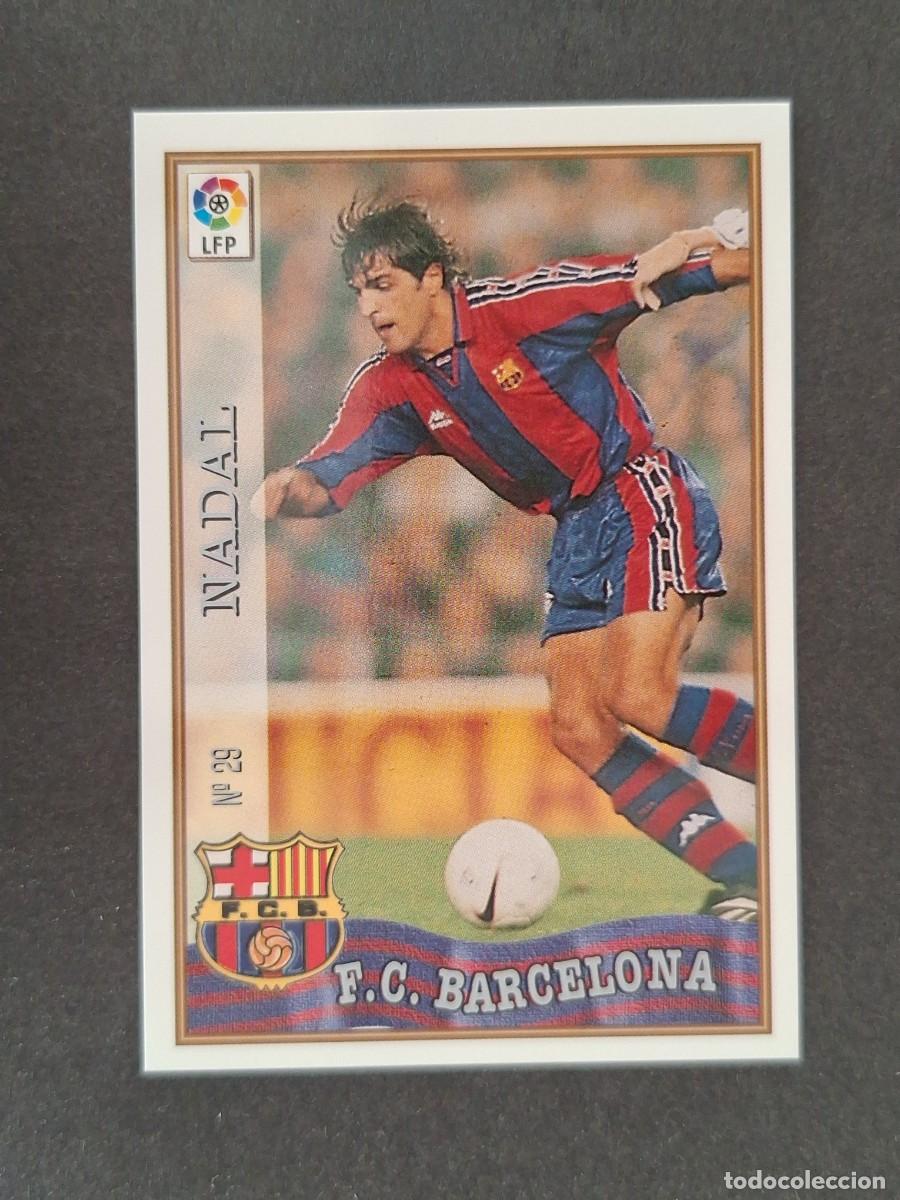 Cromos de Futebol: L1 NADAL F. C. BARCELONA 29 MUNDICROMO LAS FICHAS DE LA LIGA 1997/1998 97 98