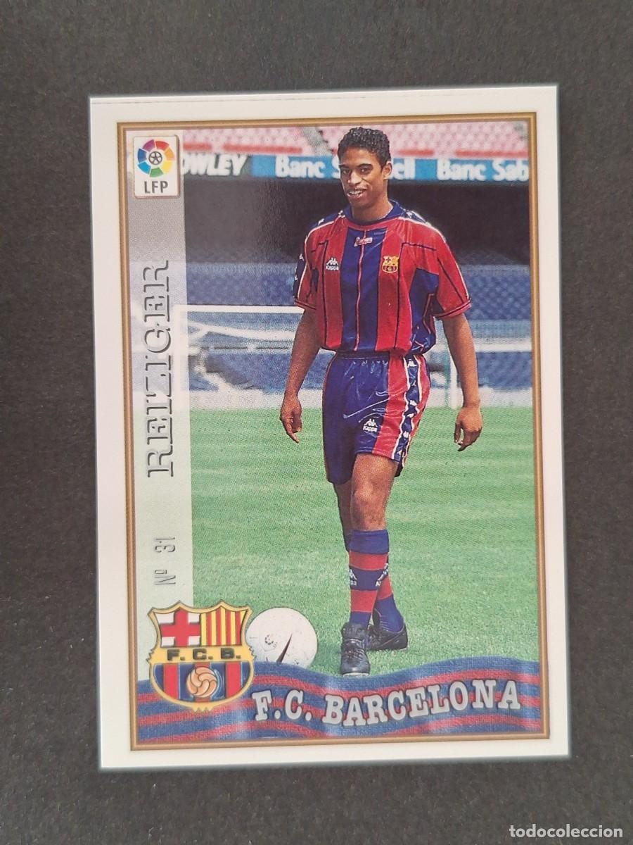 Cromos de Futebol: L1 REIZIGER F. C. BARCELONA 31 MUNDICROMO LAS FICHAS DE LA LIGA 1997/1998 97 98