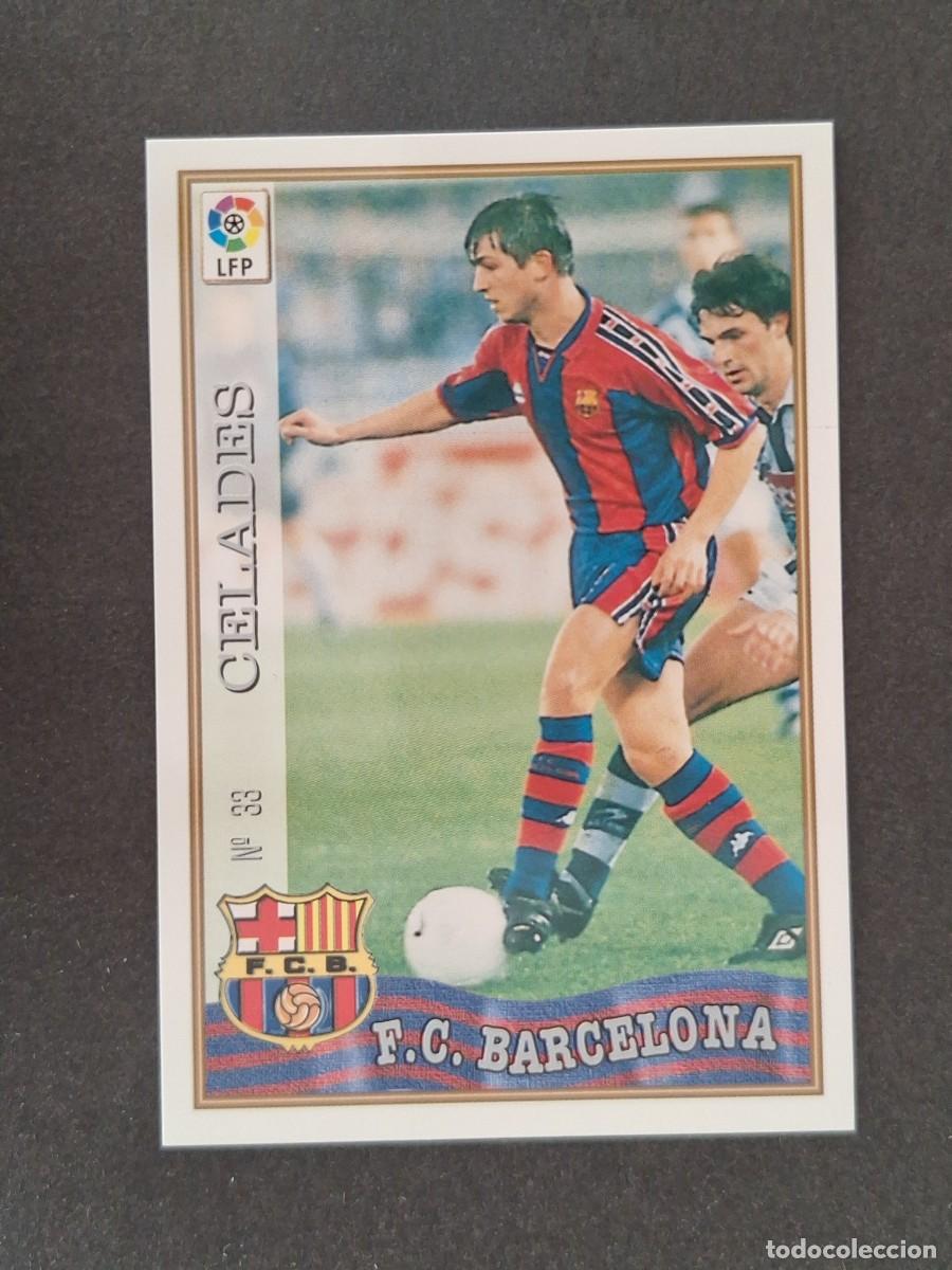 Cartes &agrave; collectionner de Football: L1 CELADES F. C. BARCELONA 33 MUNDICROMO LAS FICHAS DE LA LIGA 1997/1998 97 98