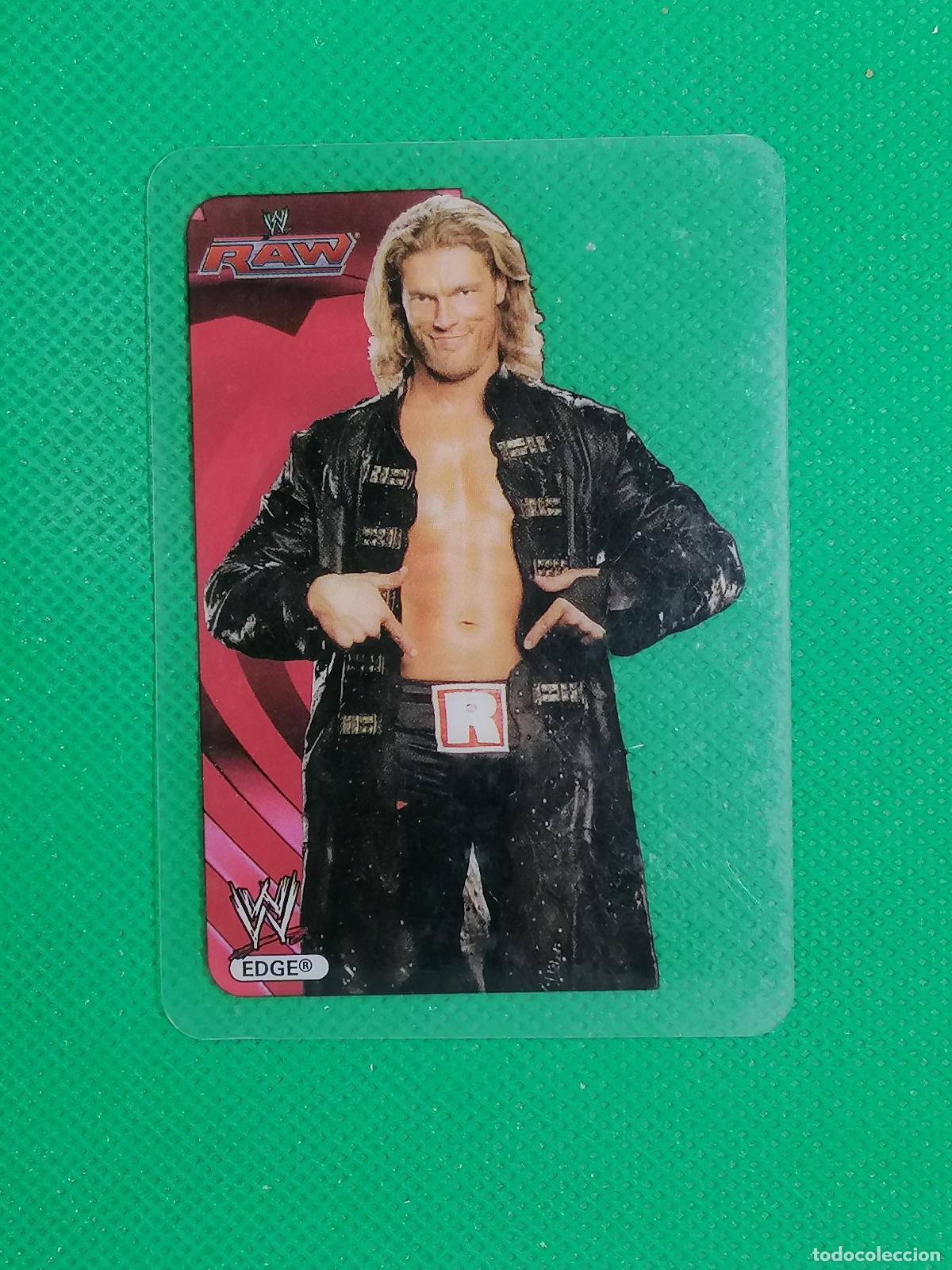 Cartes &agrave; collectionner de Football: 35 EDGE LAMINCARDS ⚜️ WORLD WRESTLING MEW EDITION EDIBAS MUNDICROMO 07 2007 ⚜️