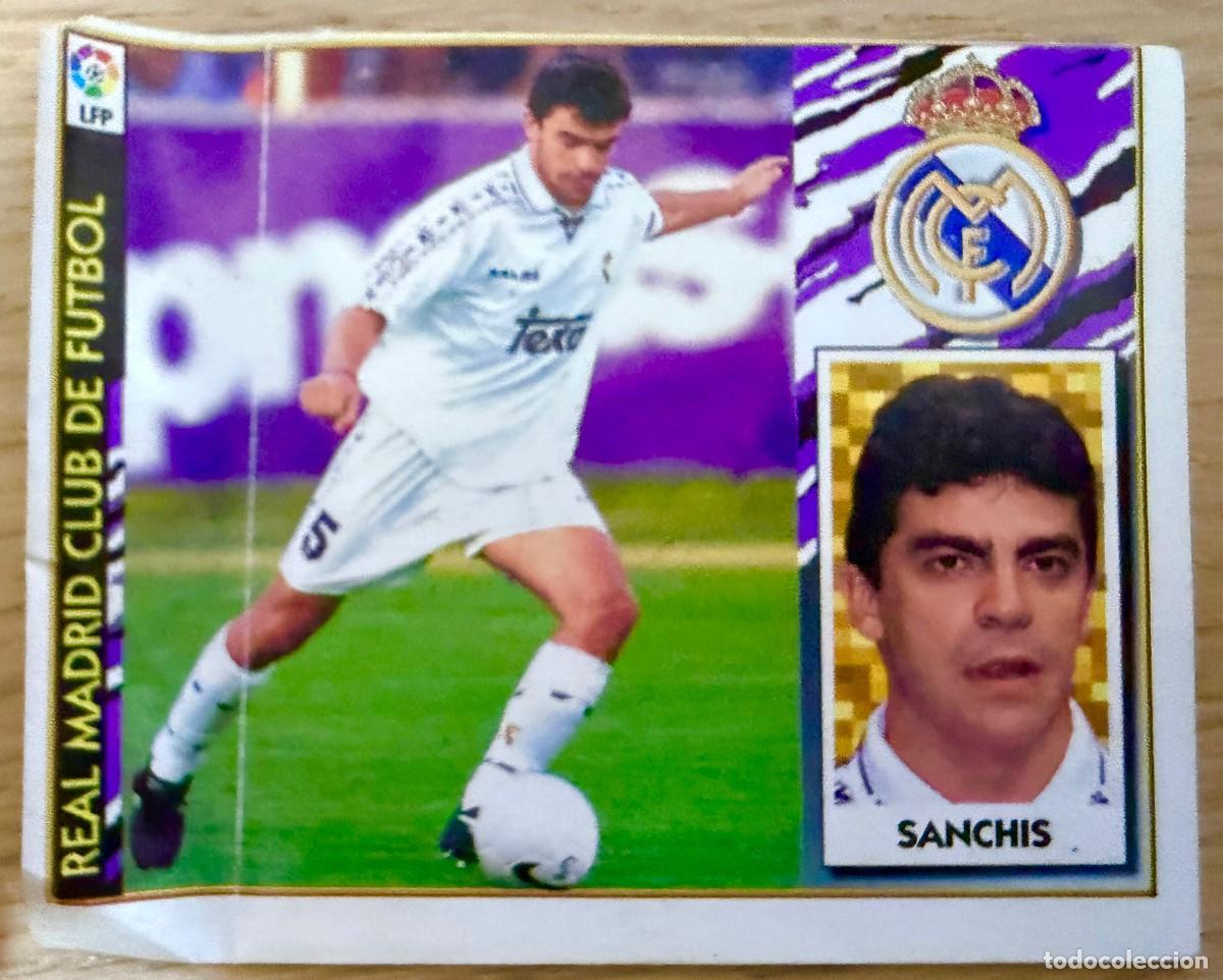 Football Stickers: SANCHIS REAL MADRID 97 98 1997 1998 LIGA EDICIONES ESTE VENTANILLA STICKER
