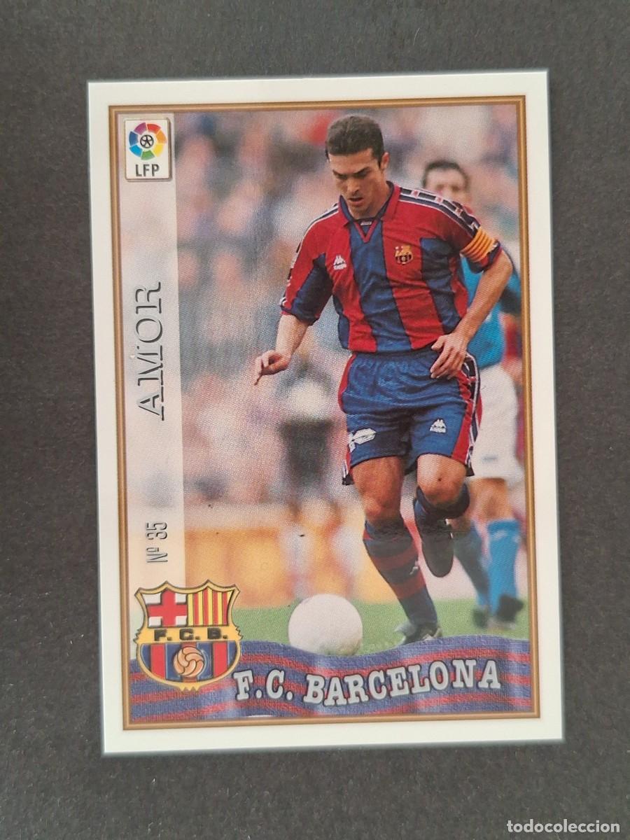 Football Stickers: L1 AMOR F. C. BARCELONA 35 MUNDICROMO LAS FICHAS DE LA LIGA 1997/1998 97 98