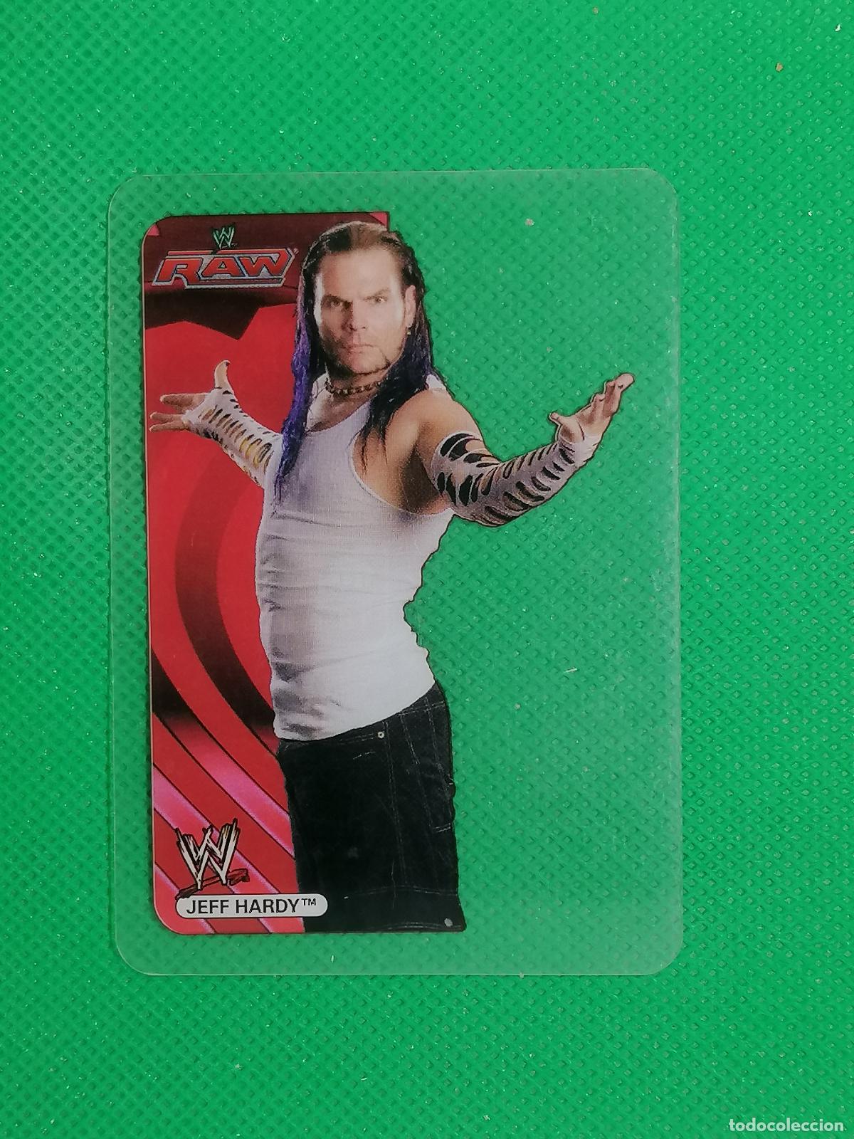 Cartes &agrave; collectionner de Football: 37 JEFF HARDY LAMINCARDS ⚜️ WORLD WRESTLING MEW EDITION EDIBAS MUNDICROMO 07 2007 ⚜️