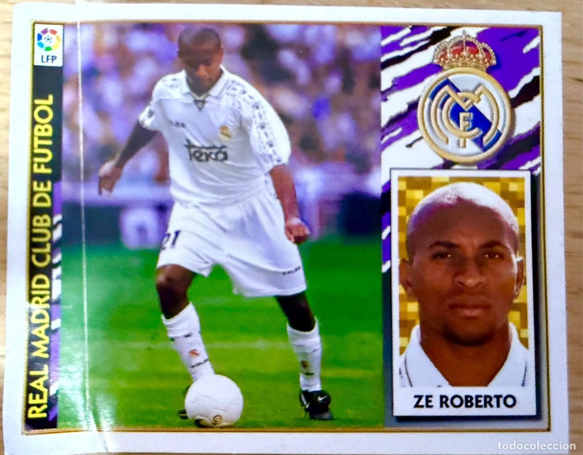 Cromos de f&uacute;tbol: ZE ROBERTO REAL MADRID 97 98 1997 1998 LIGA EDICIONES ESTE VENTANILLA STICKER