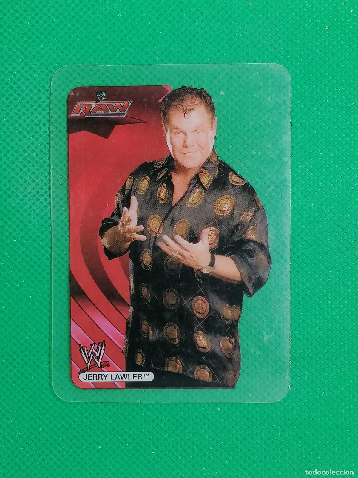 Cromos de f&uacute;tbol: 38 JERRY THE KING LAWLER LAMINCARDS ⚜️ WORLD WRESTLING MEW EDITION EDIBAS MUNDICROMO 07 2007 ⚜️