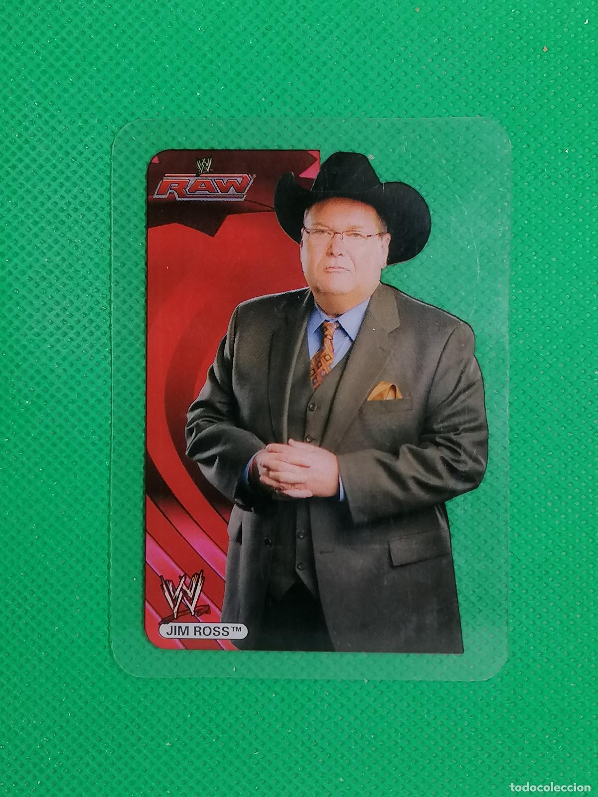Cromos de f&uacute;tbol: 39 JIM ROSS LAMINCARDS ⚜️ WORLD WRESTLING MEW EDITION EDIBAS MUNDICROMO 07 2007 ⚜️