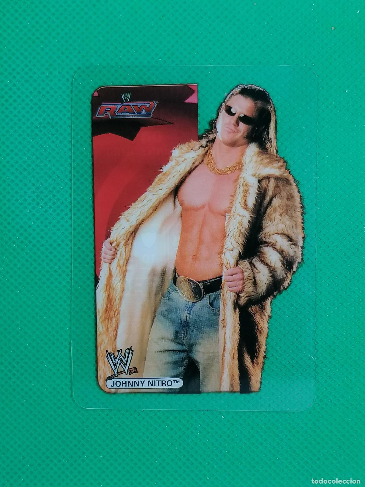 Cromos de f&uacute;tbol: 41 JOHNNY NITRO LAMINCARDS ⚜️ WORLD WRESTLING MEW EDITION EDIBAS MUNDICROMO 07 2007 ⚜️