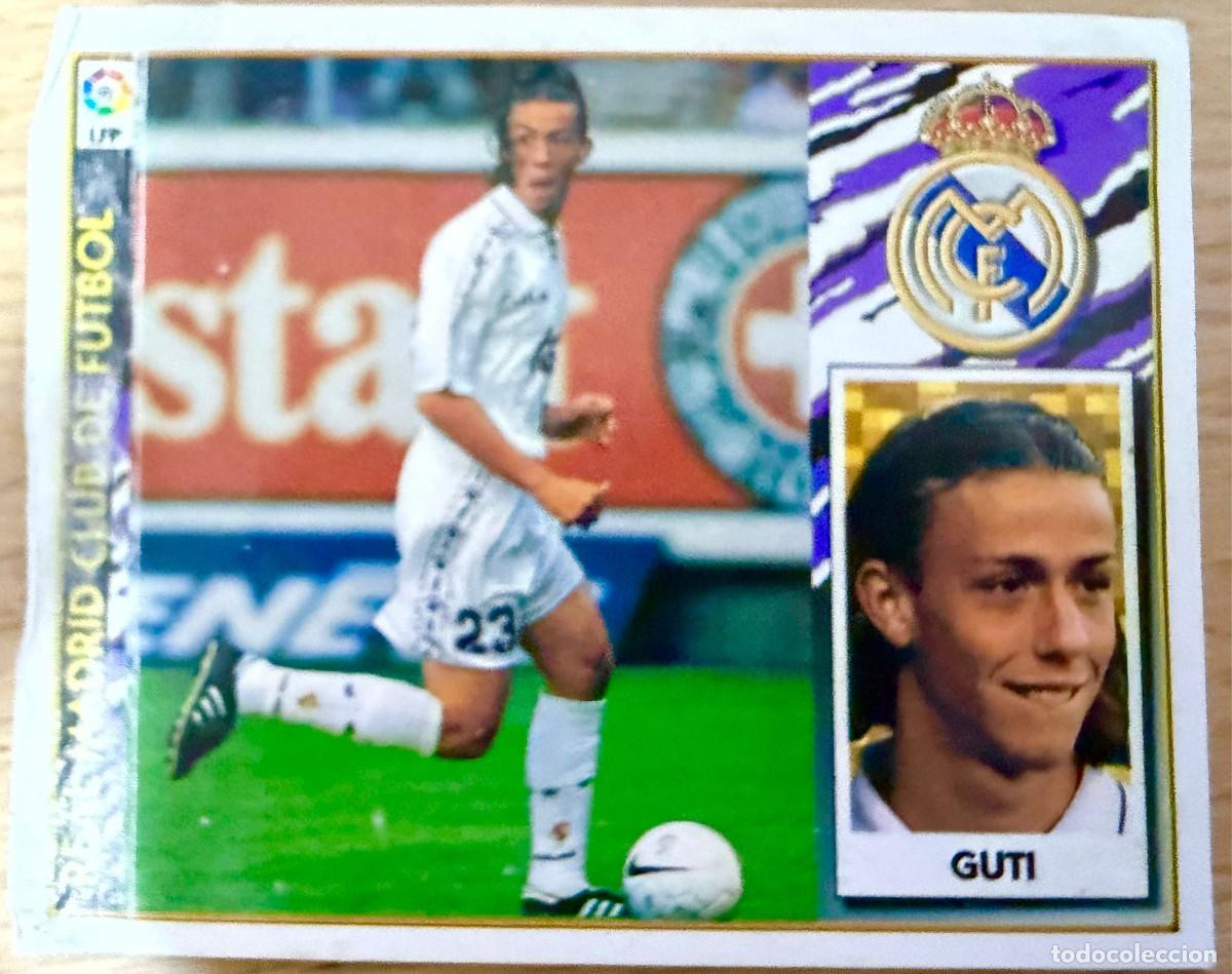 Fu&szlig;ball-Sticker: GUTI REAL MADRID 97 98 1997 1998 LIGA EDICIONES ESTE VENTANILLA STICKER