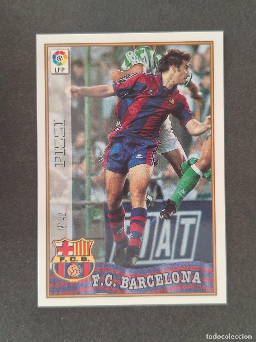Figurine di Calcio: L1 PIZZI F. C. BARCELONA 42 MUNDICROMO LAS FICHAS DE LA LIGA 1997/1998 97 98