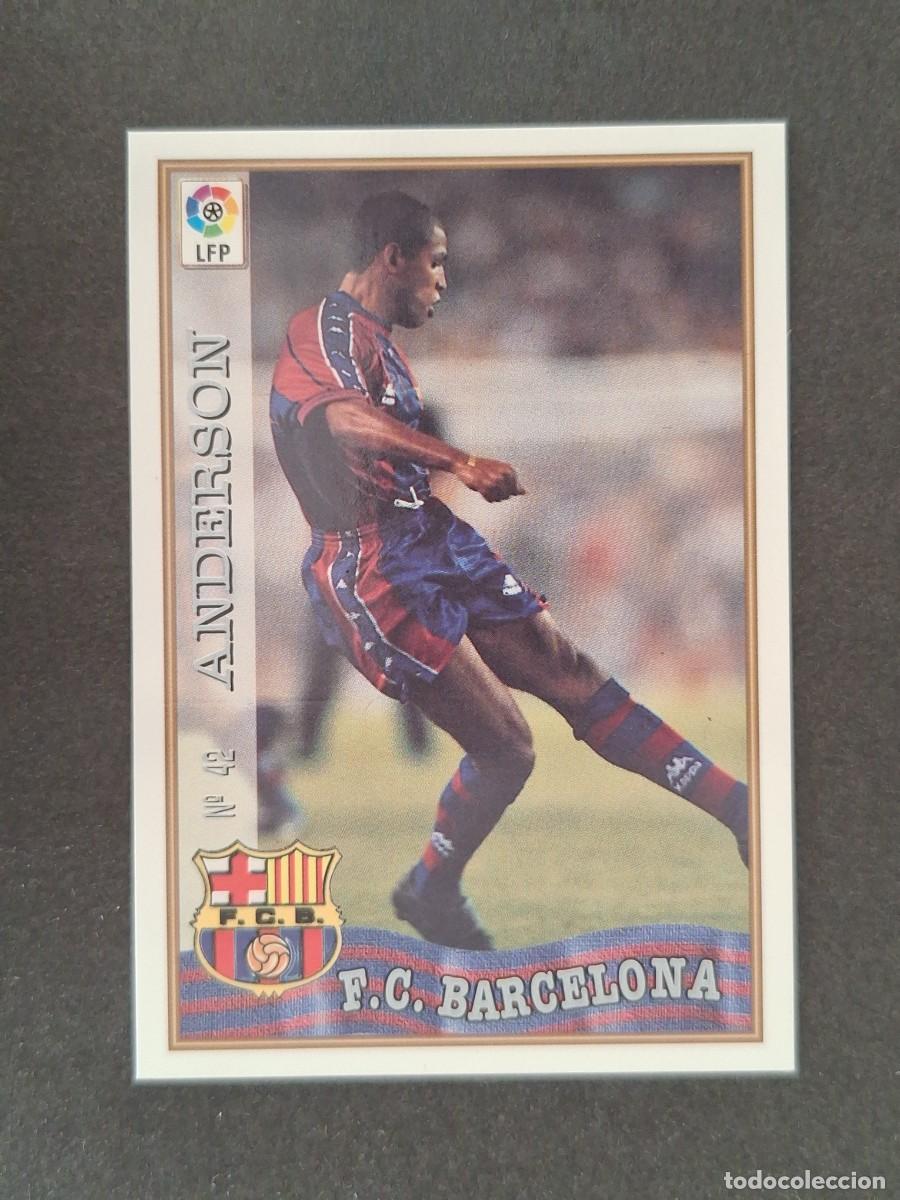 Figurine di Calcio: L1 ANDERSON F. C. BARCELONA 42 MUNDICROMO LAS FICHAS DE LA LIGA 1997/1998 97 98