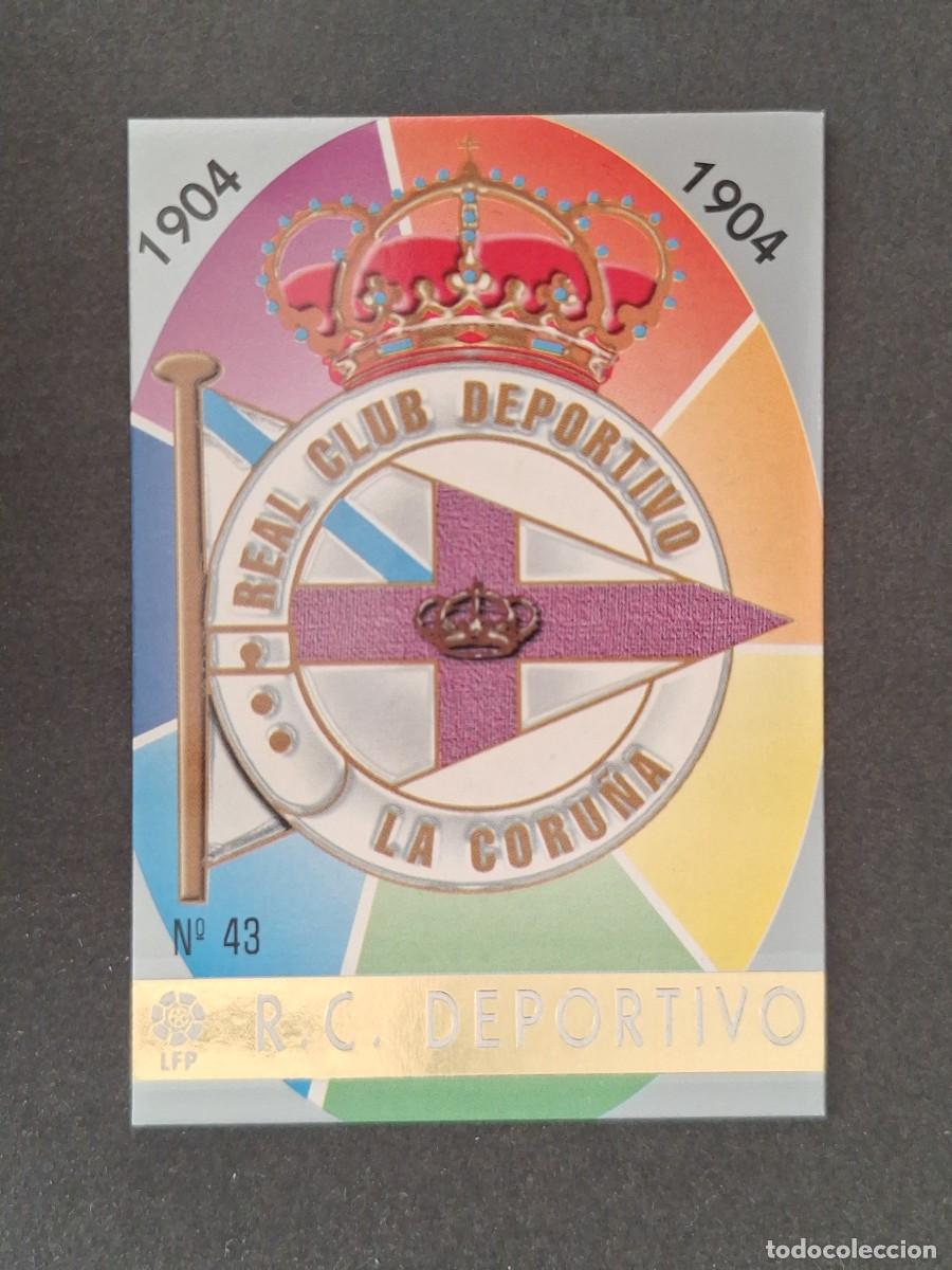 Cromos de Futebol: L1 ESCUDO DEPORTIVO DE LA CORU&Ntilde;A 43 MUNDICROMO LAS FICHAS DE LA LIGA 1997/1998 97 98