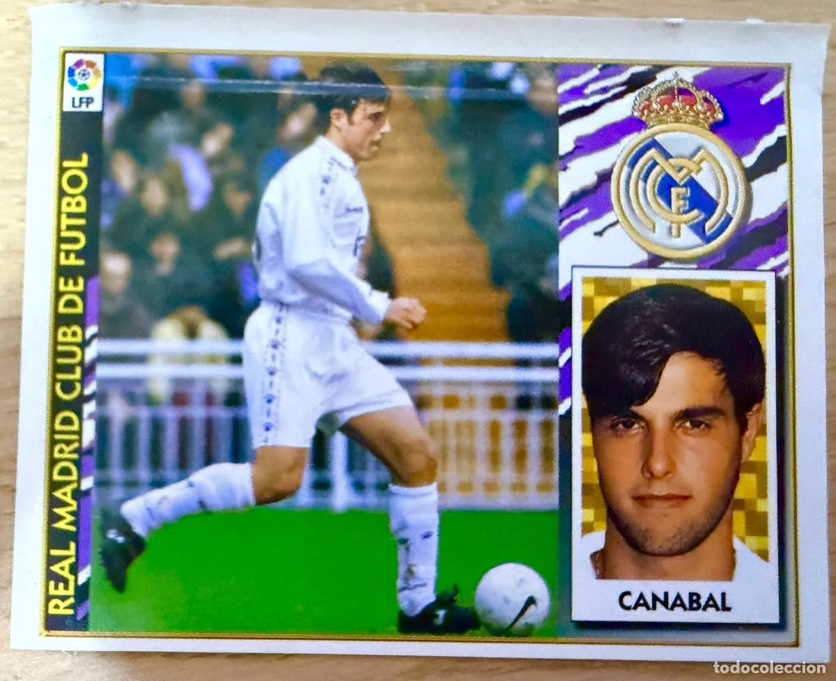 Cromos de Futebol: CANABAL COLOCA REAL MADRID 97 98 1997 1998 LIGA EDICIONES ESTE VENTANILLA STICKER