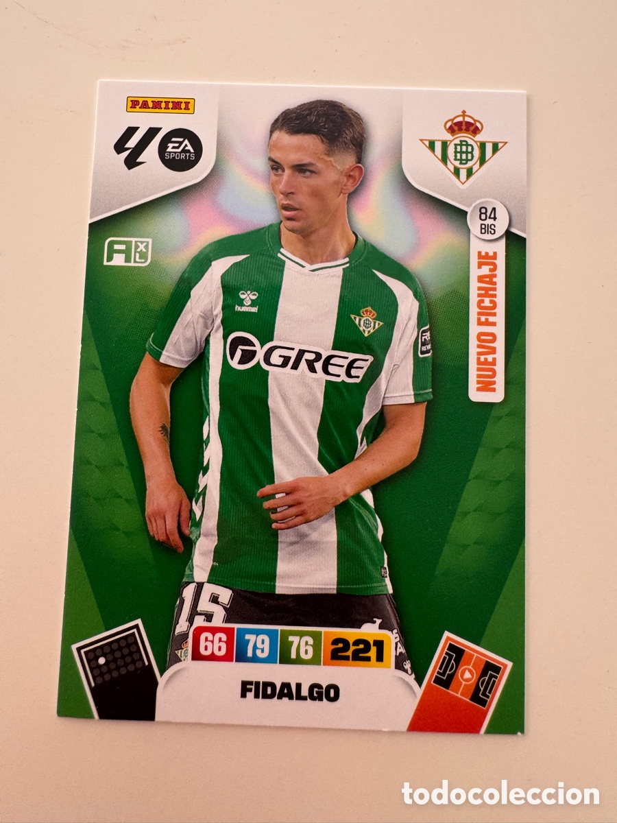 Cromos de Futebol: PANINI ADRENALYN XL LIGA 2025-2026 25-26 &ndash; &Aacute;lvaro Fidalgo Real Betis N&ordm; 84 BIS