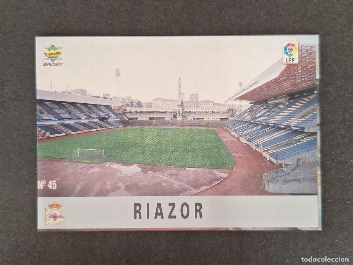 Cromos de Futebol: L1 ESTADIO RIAZOR DEPORTIVO DE LA CORU&Ntilde;A 45 MUNDICROMO LAS FICHAS DE LA LIGA 1997/1998 97 98