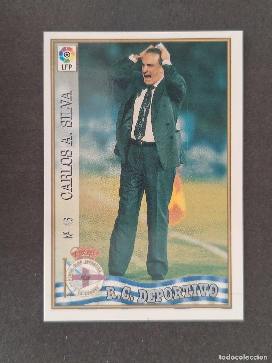 Cromos de Futebol: L1 CARLOS A. SILVA ENTRENADOR DEPORTIVO CORU&Ntilde;A 46 MUNDICROMO LAS FICHAS DE LA LIGA 1997/1998 97 98