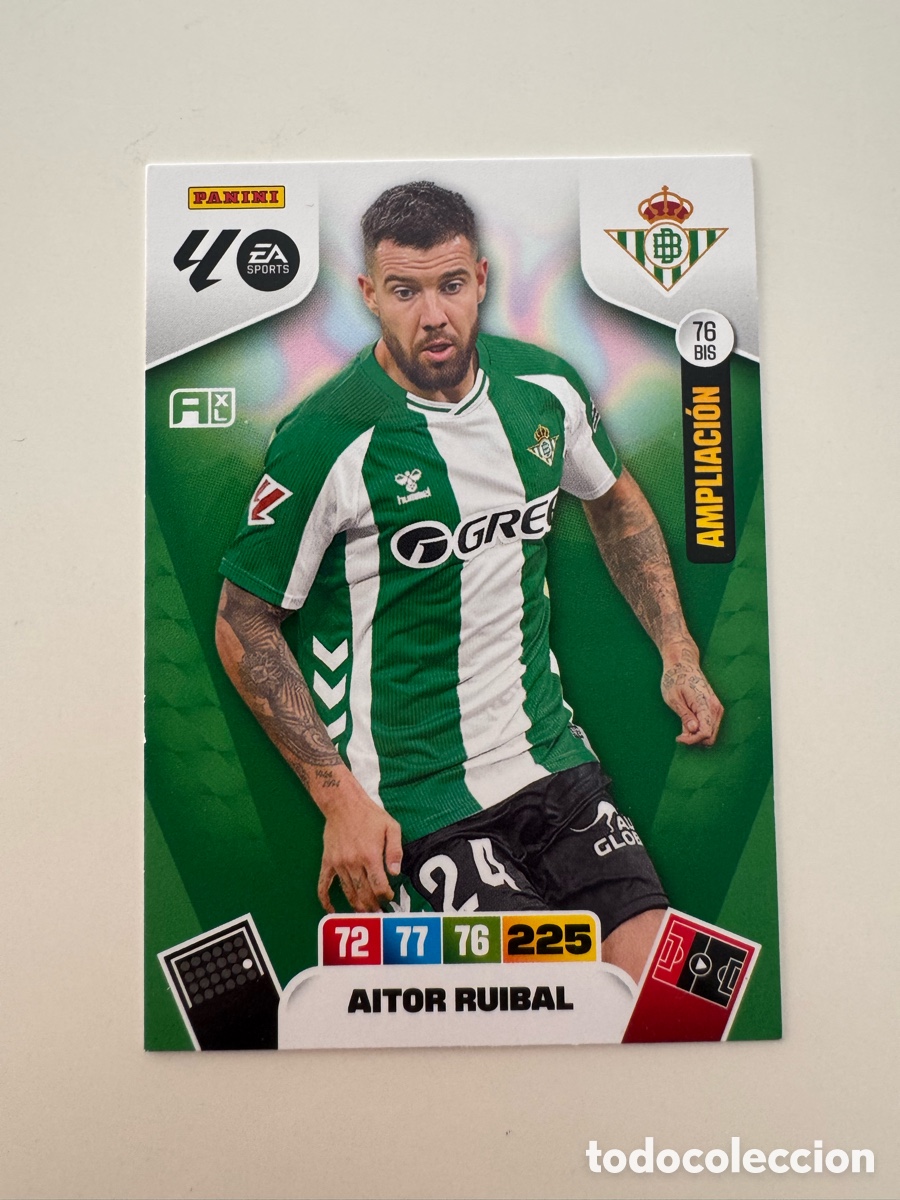 Cromos de Futebol: PANINI ADRENALYN XL LIGA 2025-2026 25-26 &ndash; Aitor Ruibal Real Betis N&ordm; 76 BIS