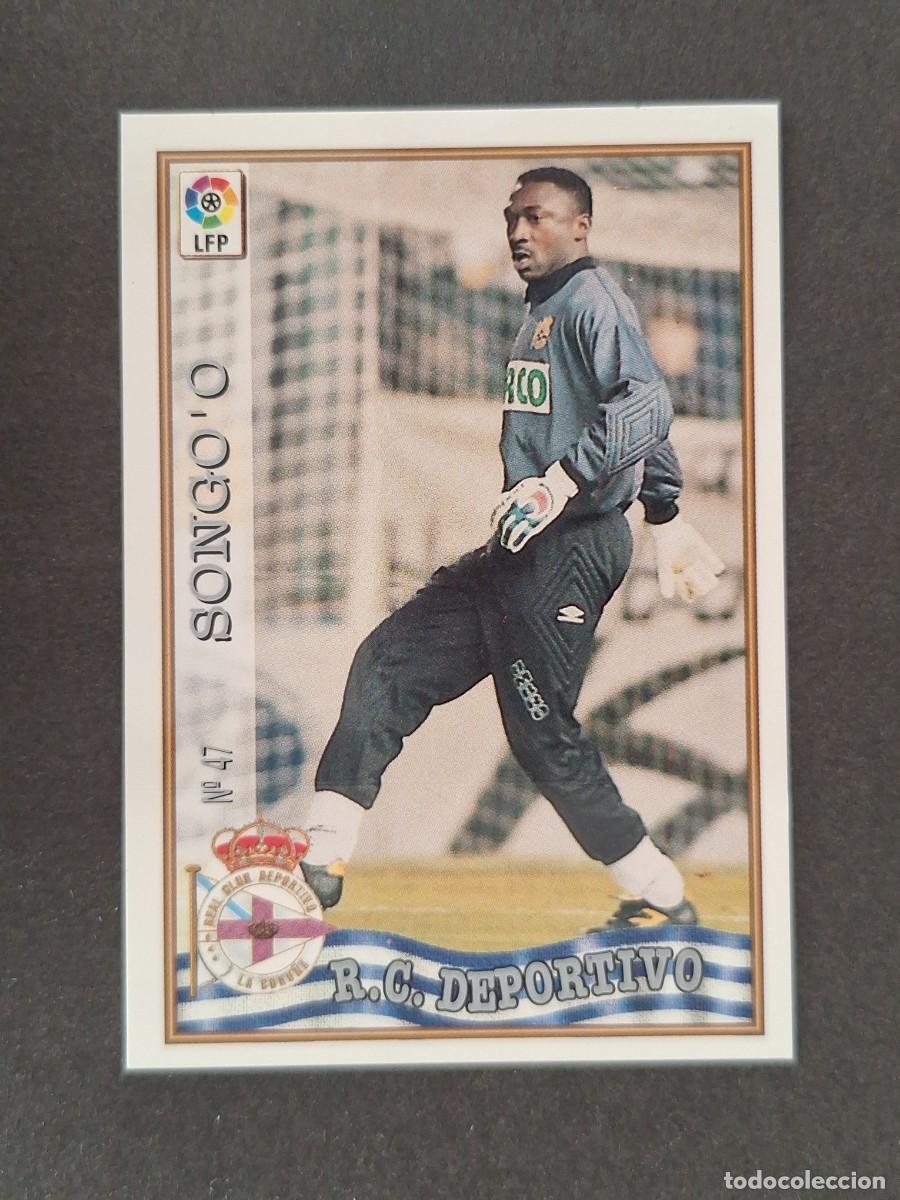 Cromos de Futebol: L1 SONGO'O DEPORTIVO DE LA CORU&Ntilde;A 47 MUNDICROMO LAS FICHAS DE LA LIGA 1997/1998 97 98