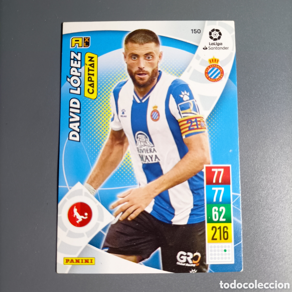 Cromos de Futebol: ADRENALYN. LIGA 2021-2022 (ESPANYOL) №150 DAVID L&Oacute;PEZ