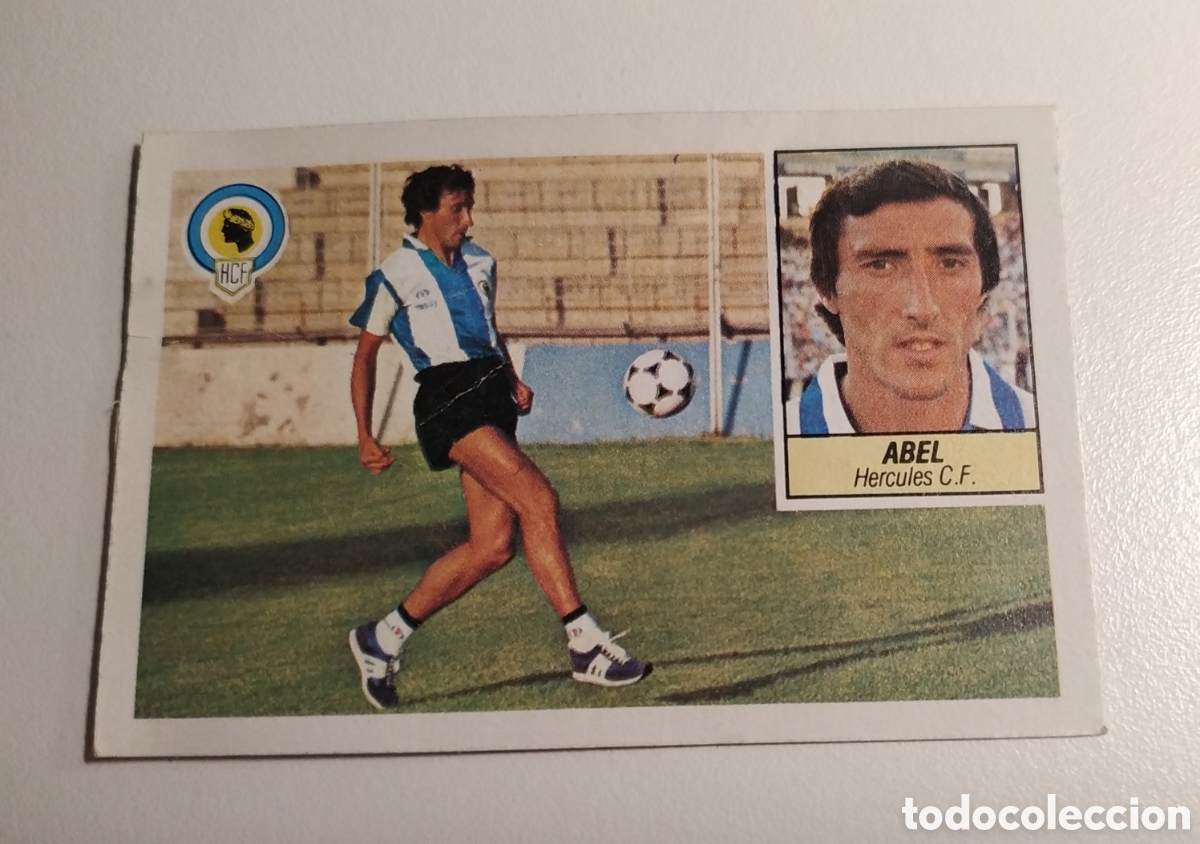 Figurine di Calcio: L3 ABEL HERCULES C. F. FICHAJE 20 LIGA ESTE 1984 1985 84 85 RECUPERADO DESPEGADO