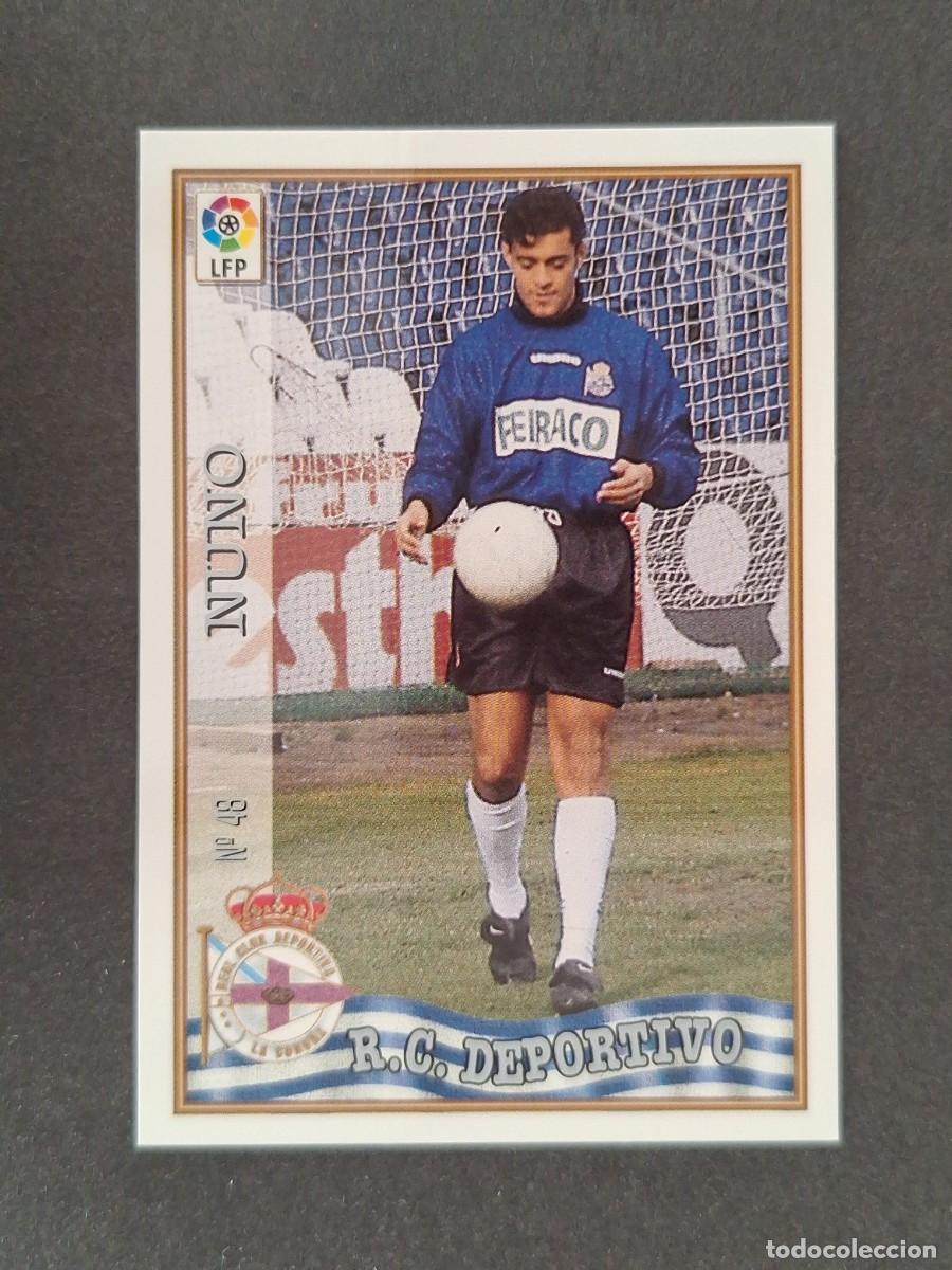 Cromos de Futebol: L1 NUNO DEPORTIVO DE LA CORU&Ntilde;A 48 MUNDICROMO LAS FICHAS DE LA LIGA 1997/1998 97 98