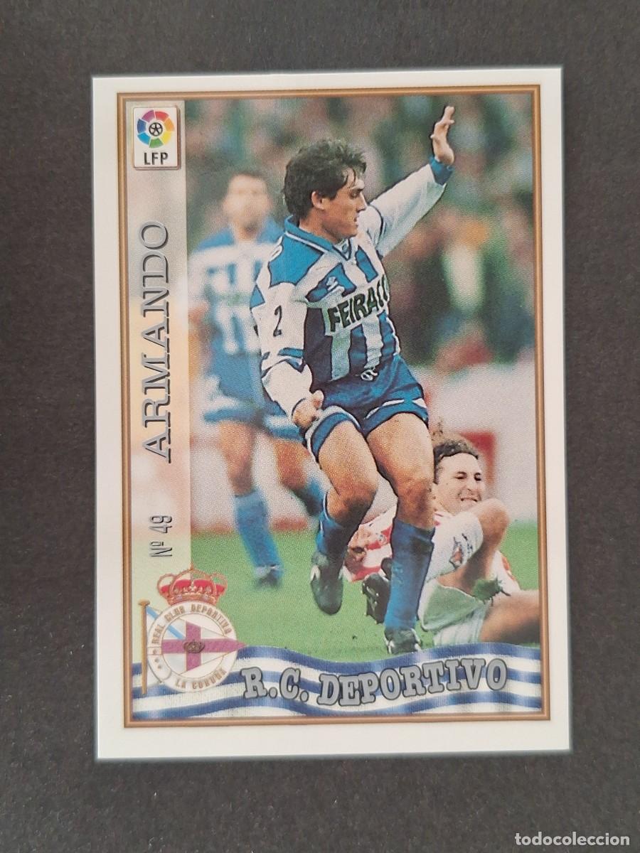 Cromos de Futebol: L1 ARMANDO DEPORTIVO DE LA CORU&Ntilde;A 49 MUNDICROMO LAS FICHAS DE LA LIGA 1997/1998 97 98