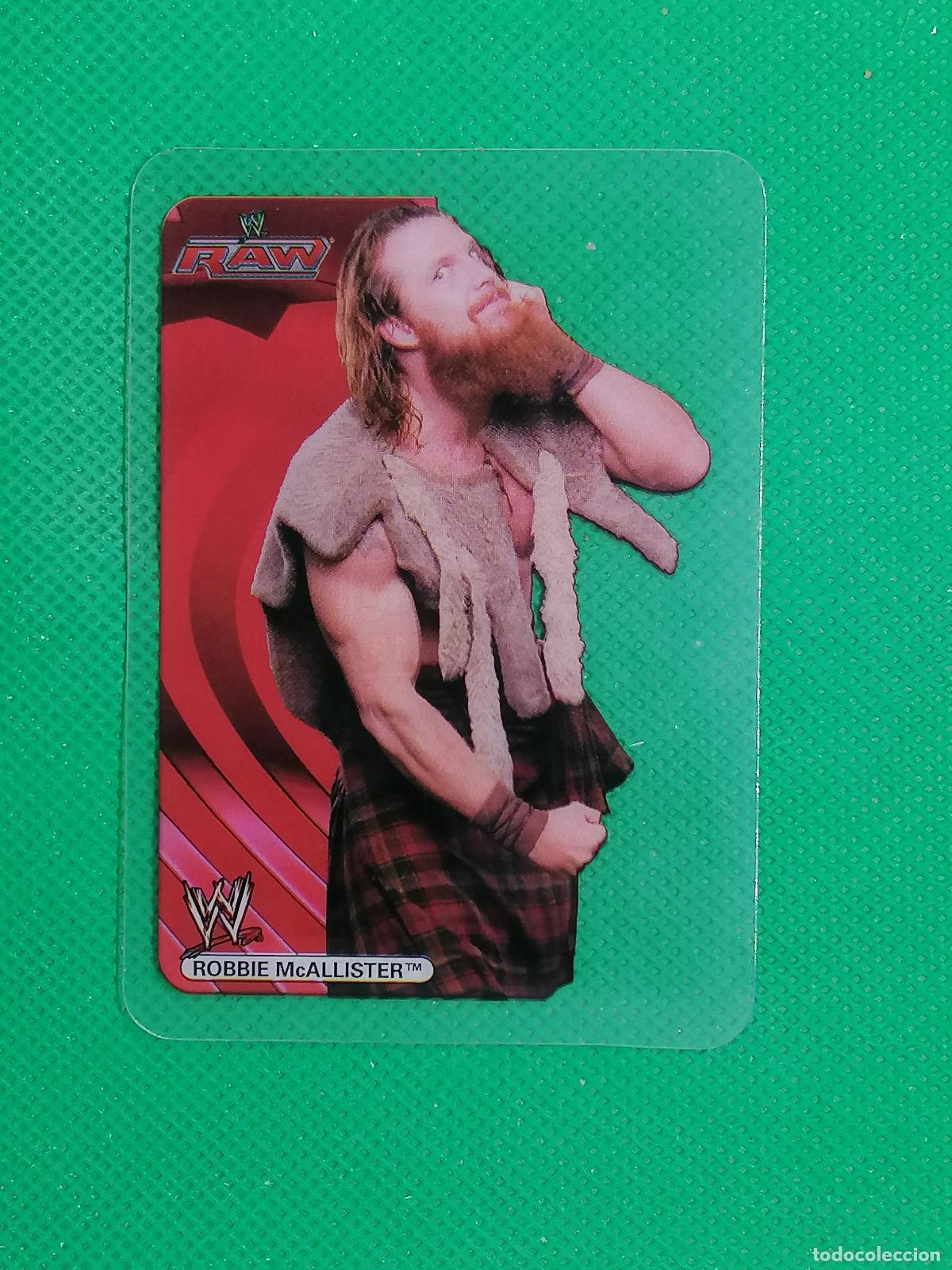 Cromos de f&uacute;tbol: 51 ROBBIE MACALLISTER LAMINCARDS ⚜️ WORLD WRESTLING NEW EDITION EDIBAS MUNDICROMO 07 2007 ⚜️