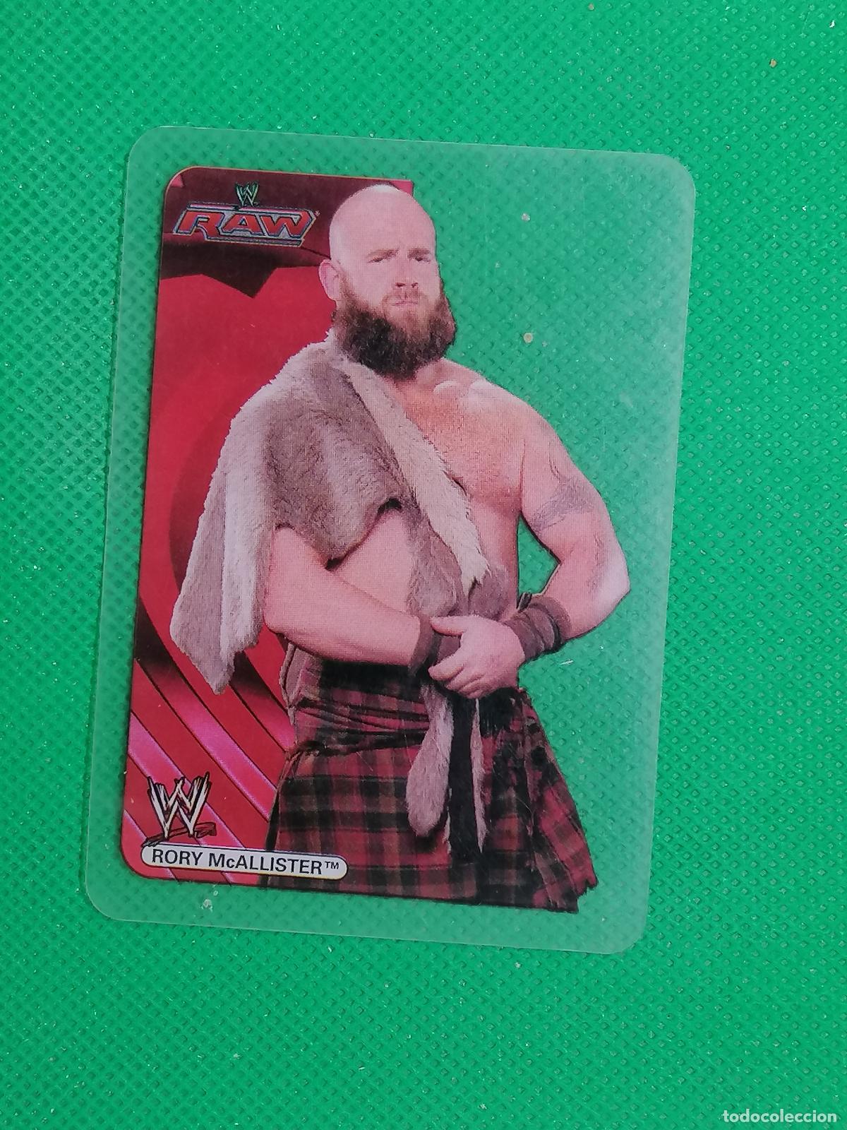 Cromos de f&uacute;tbol: 52 RORY MACALLISTER LAMINCARDS ⚜️ WORLD WRESTLING NEW EDITION EDIBAS MUNDICROMO 07 2007 ⚜️