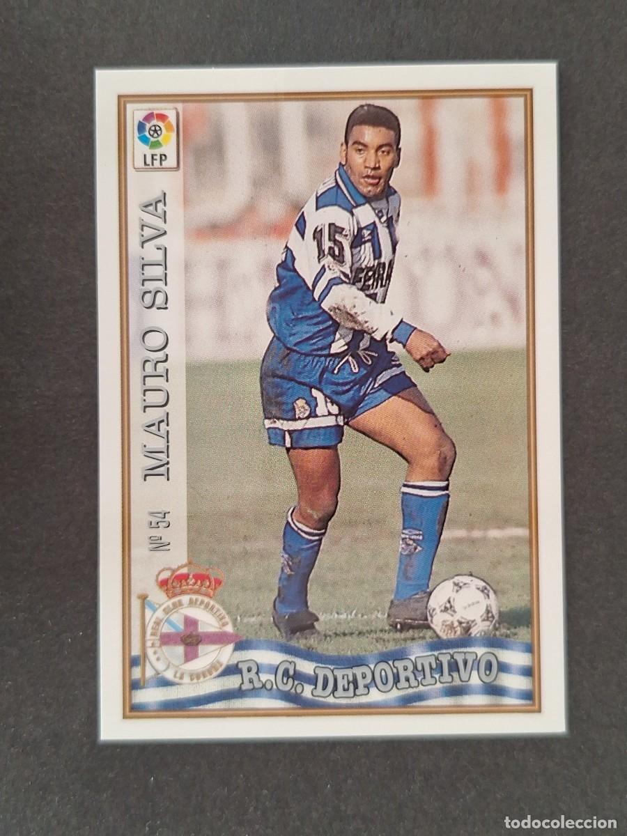 Cromos de f&uacute;tbol: L1 MAURO SILVA DEPORTIVO DE LA CORU&Ntilde;A 54 MUNDICROMO LAS FICHAS DE LA LIGA 1997/1998 97 98